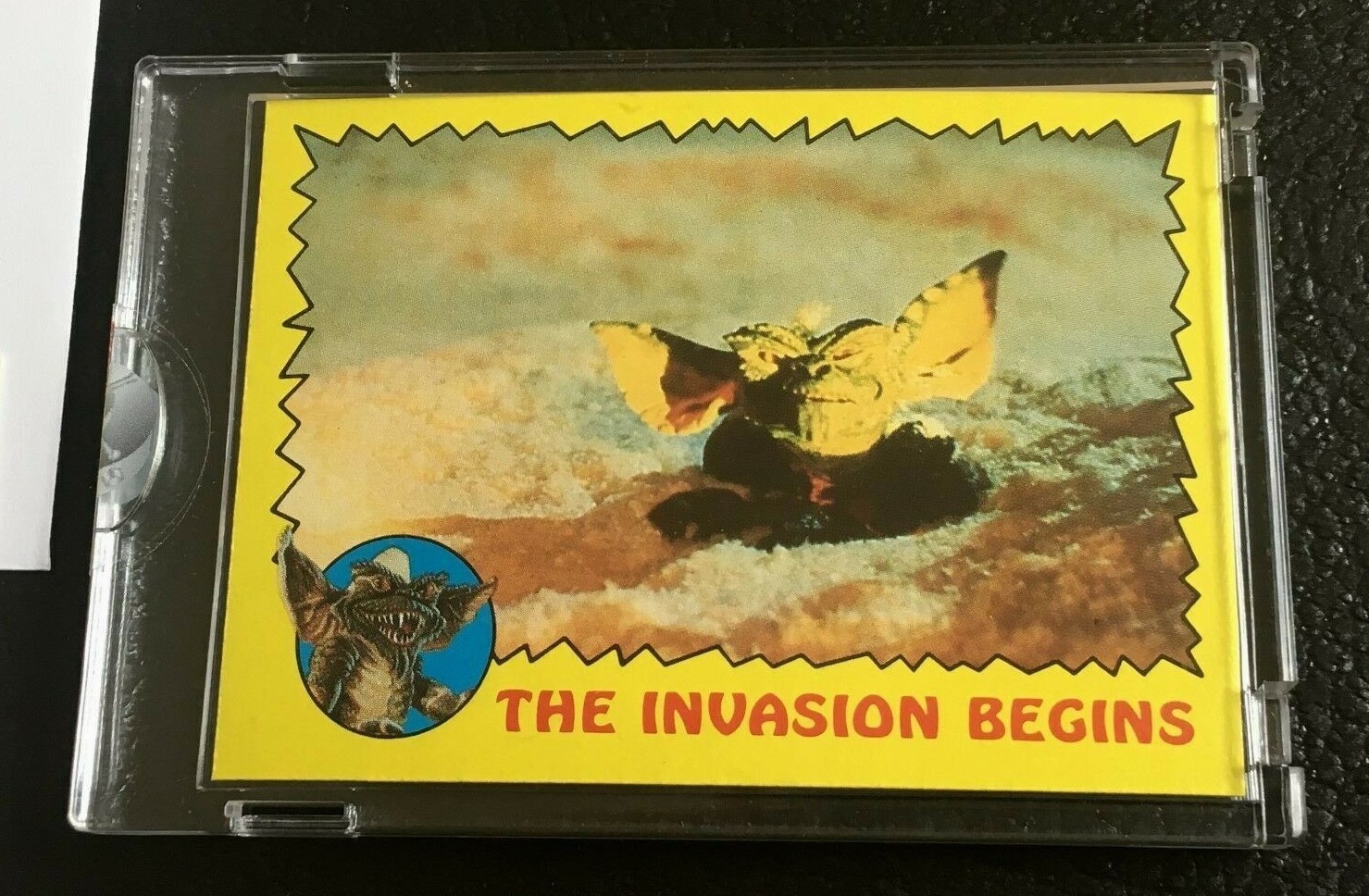 1984 Topps Vault Gremlins #42 The Invasion Begins Proof Blank Back Card Movie