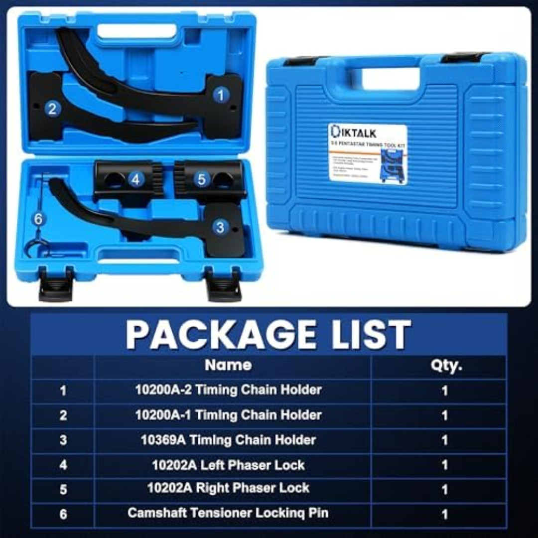 3.6 Pentastar Timing Tool Kit for Chrysler/Dodge/Jeep/Ram 3.6L (2011-2019) – Cam