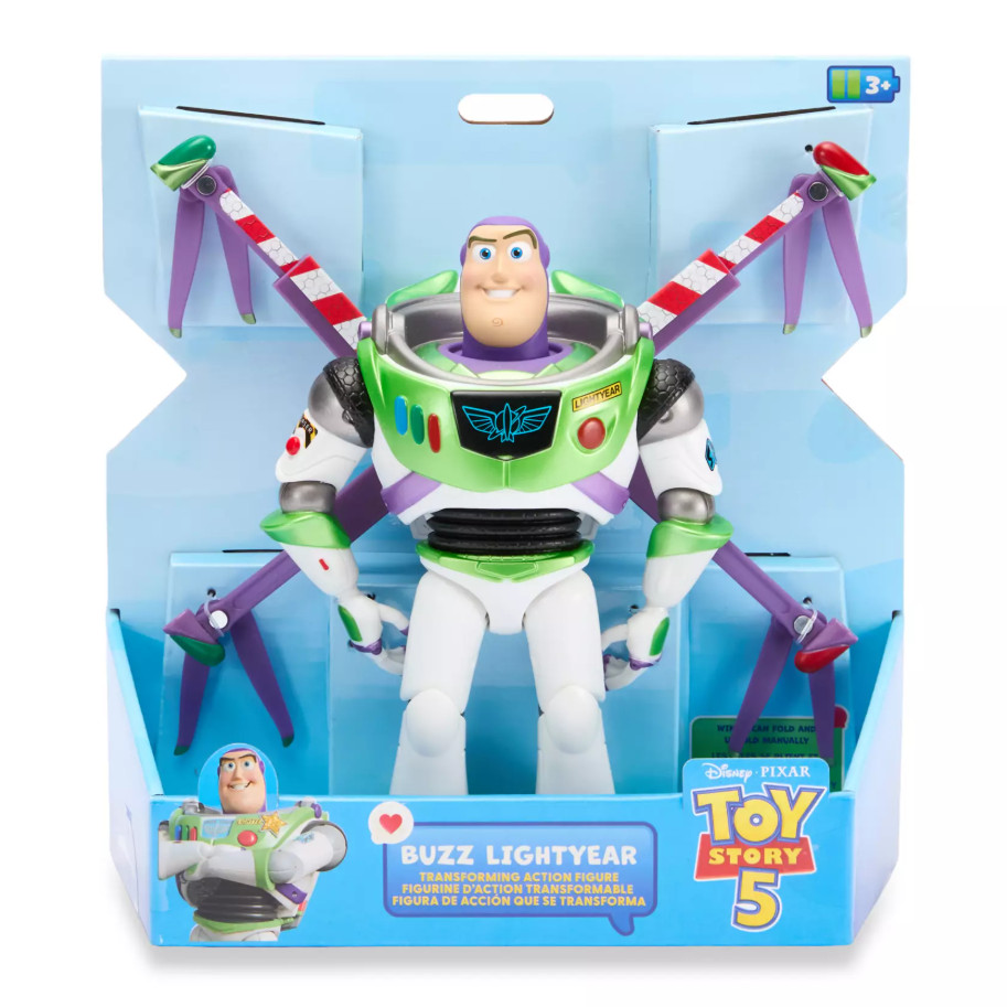 2026 Disney Buzz Lightyear Transforming Action Figure Toy Story 5 – 7” New