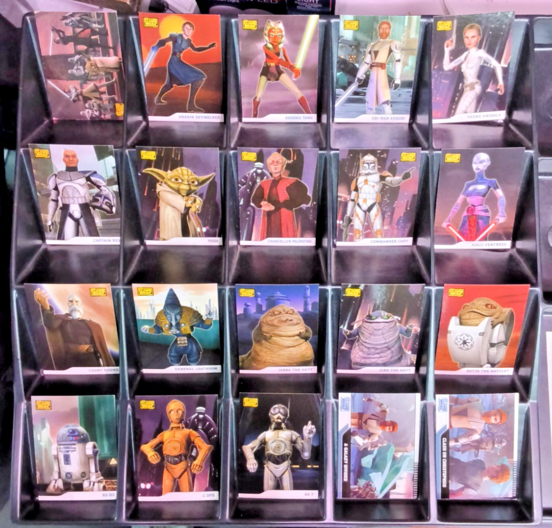 2008 Topps Star Wars: The Clone Wars Checklist Highlights (1–90