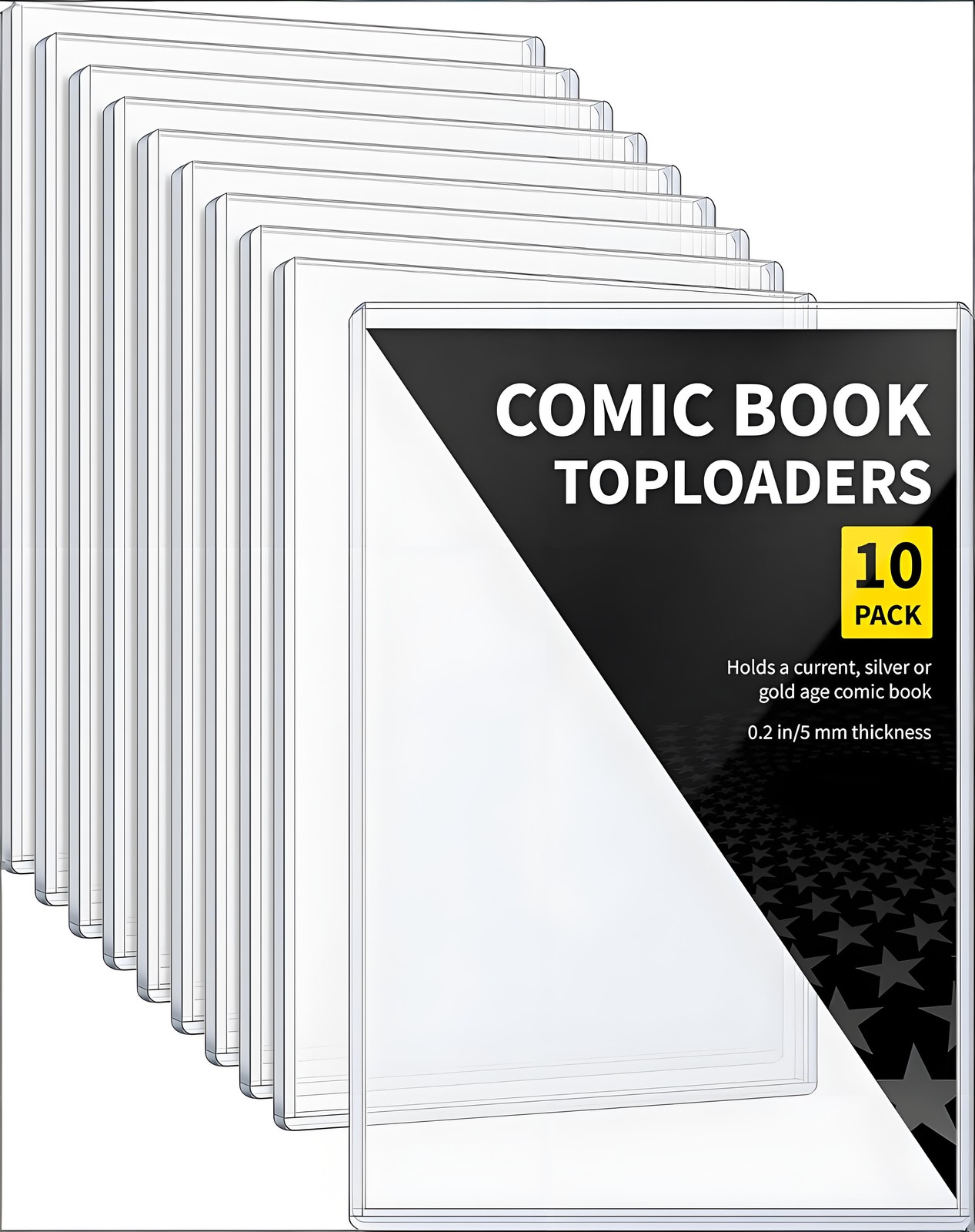 100 Pack Comic Book Top Loaders Protector Hard