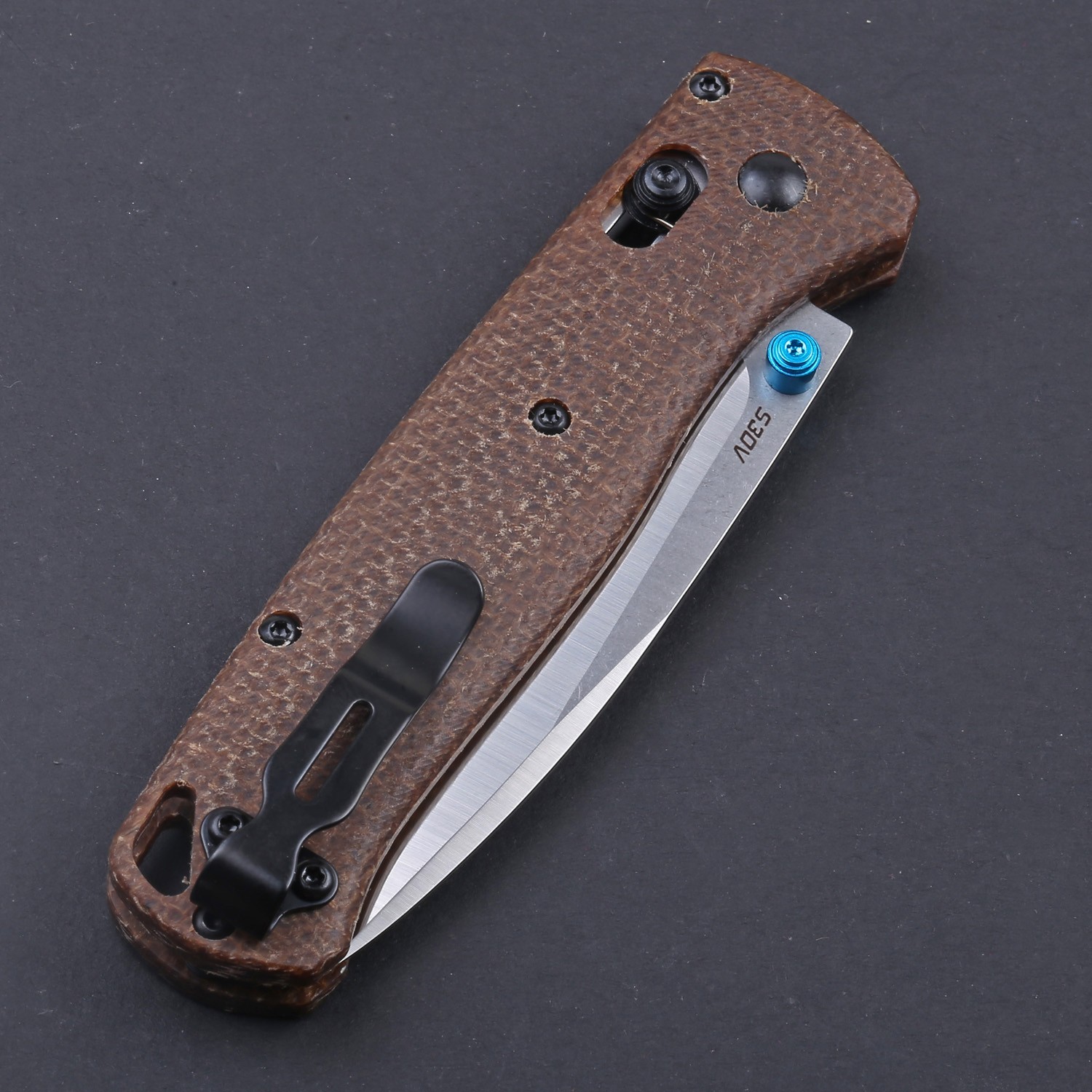 Micarta Handle Pocket Knives Axis Lock Light Weight Camping Tactical Knife