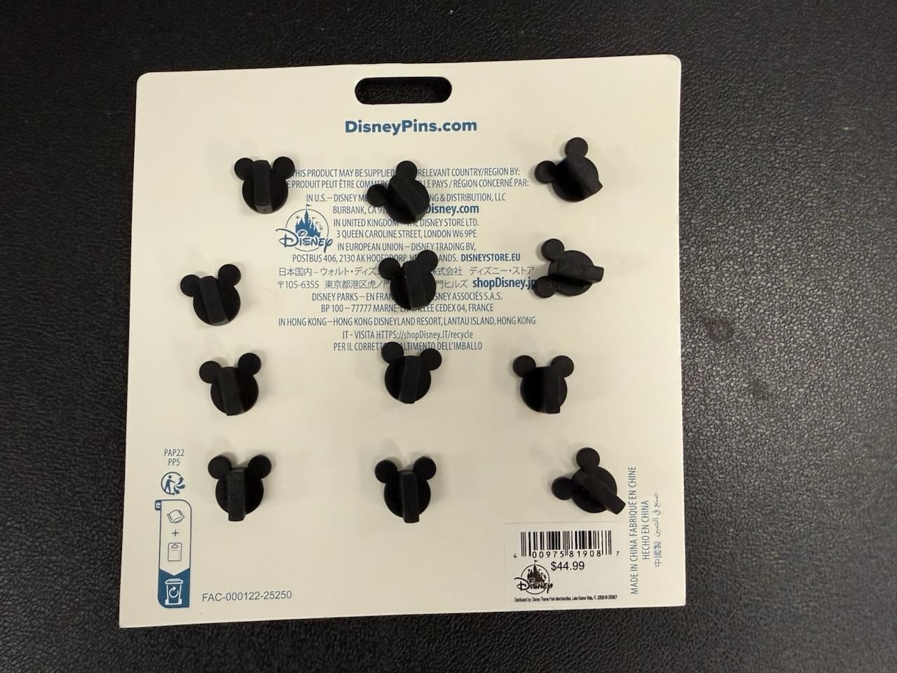 Disney Parks Trading Pin Dapper Dans Set Of 6 Mickey Goofy Pluto Chip Dale NWT