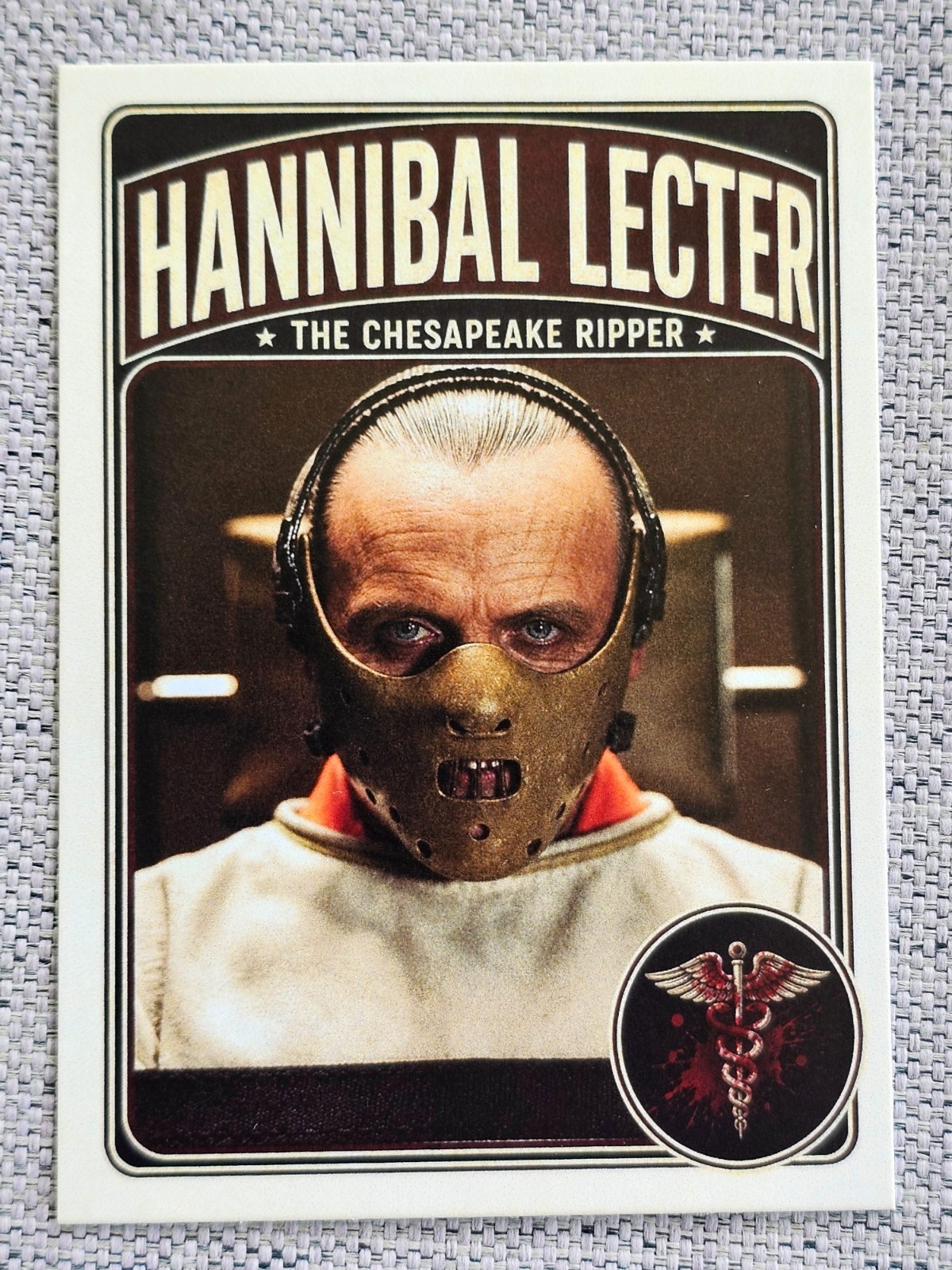 HANNIBAL LECTER SILENCE OF THE LAMBS CUSTOM ACEO ART HORROR MOVIE TRADING CARD