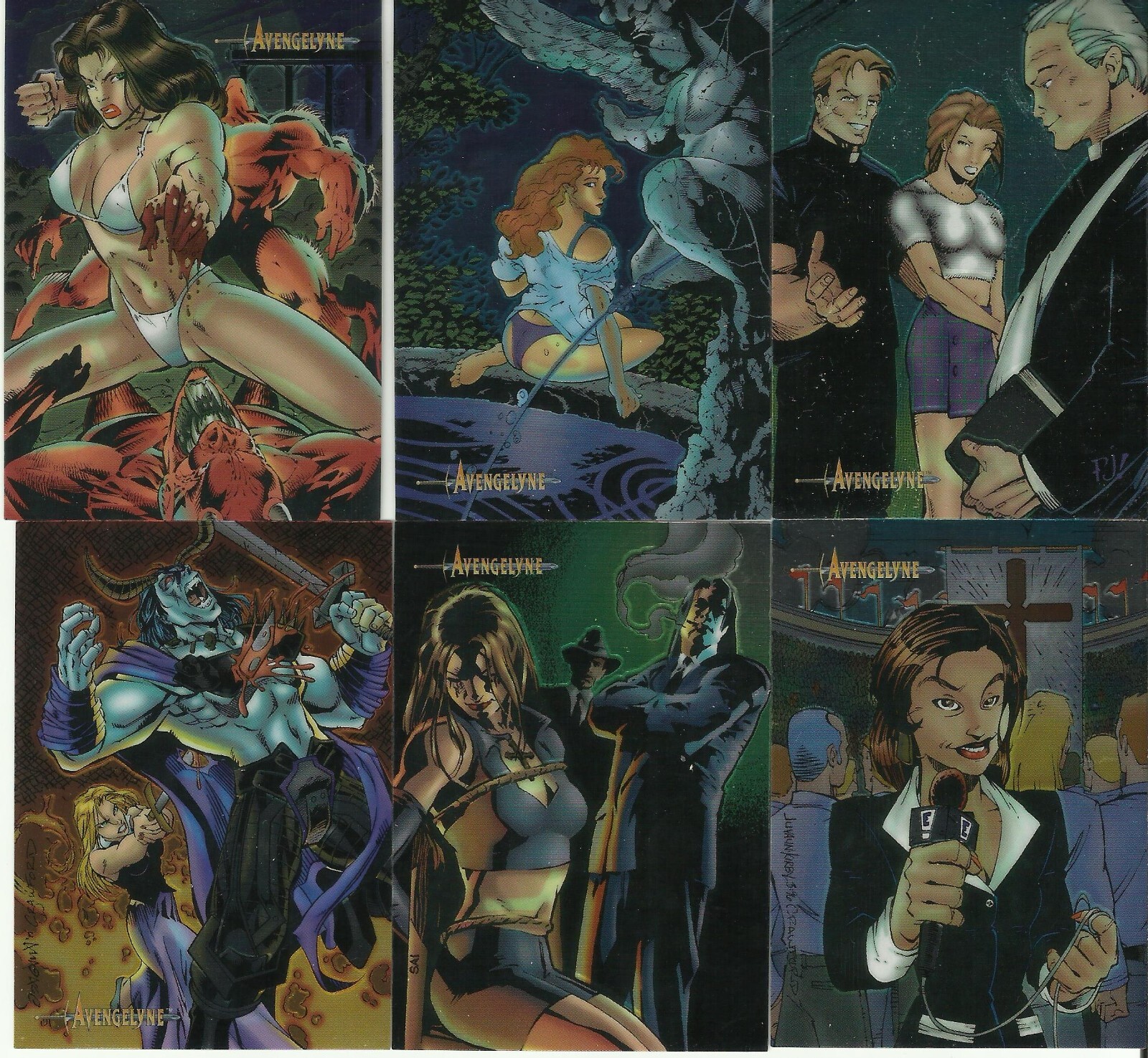 AVENGELYNE 2 CHROMIUM BASE CARDS – YOU PICK – SEE DESCRIPTION – WILDSTORM