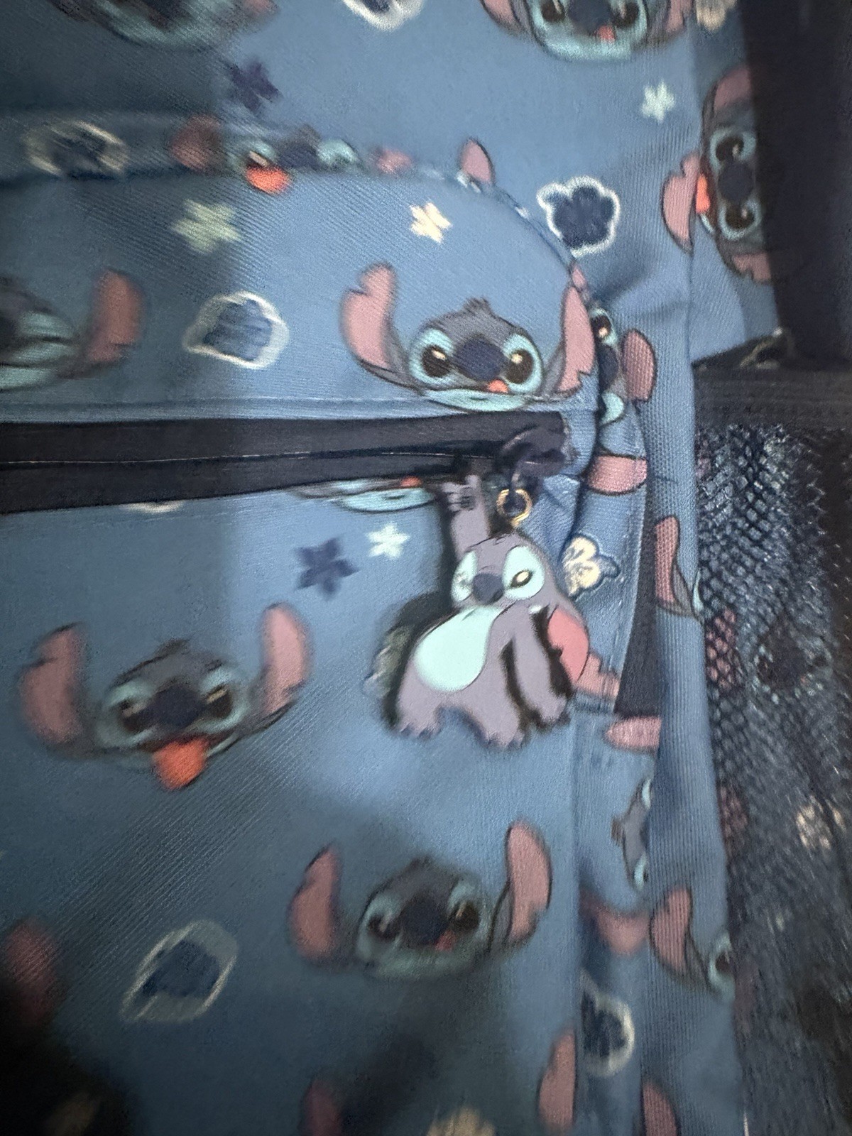 Disney Parks Stitch Faces Backpack Bag New with Tag Pattern Will Vary
