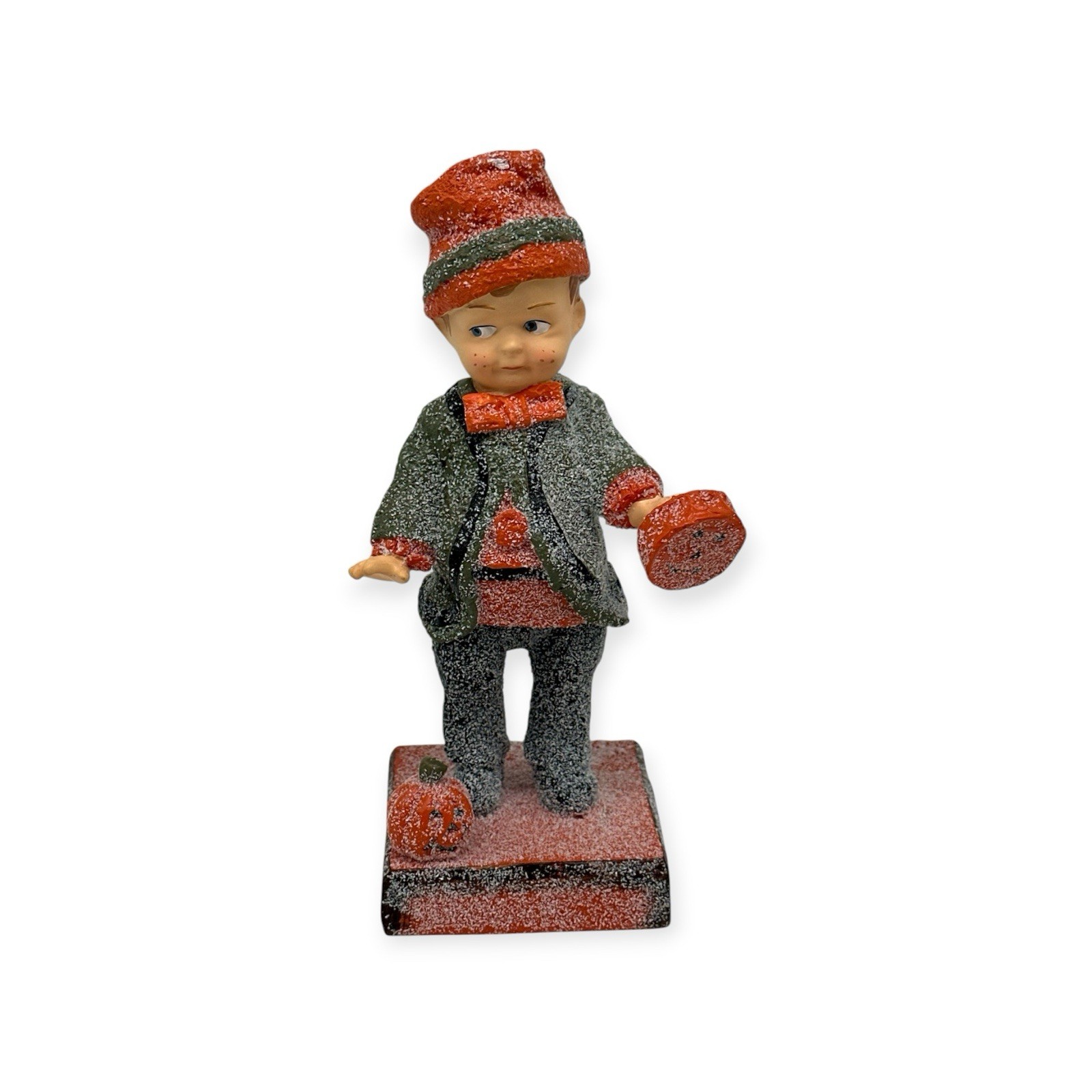 Vintage Margaret Haire KITSCHY Halloween Barnaby’s Bowtie Figurine Fall Art