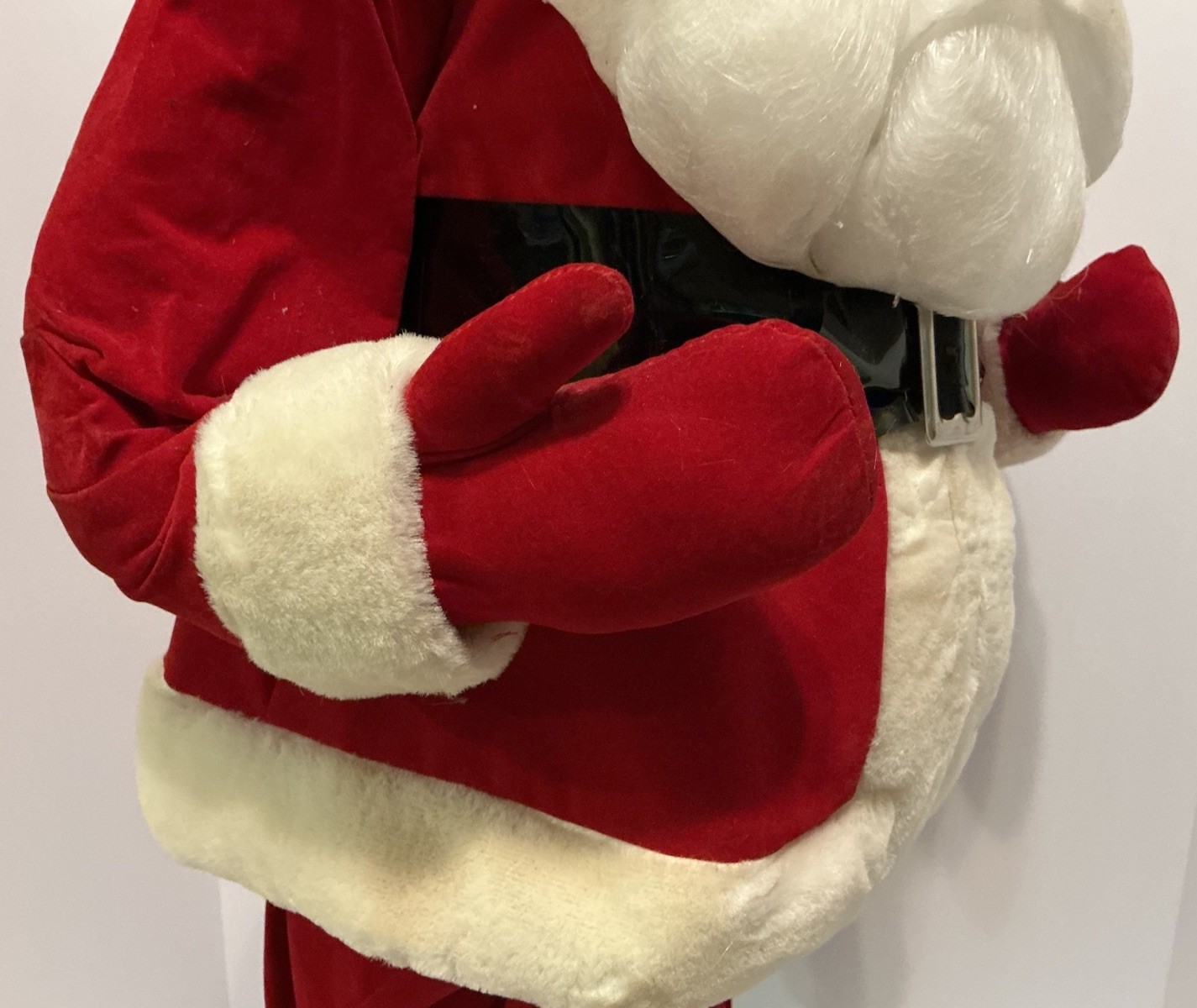 VINTAGE HAROLD GALE SANTA CLAUS 1950’S CHRISTMAS STORE DISPLAY ADVERTISING 38”