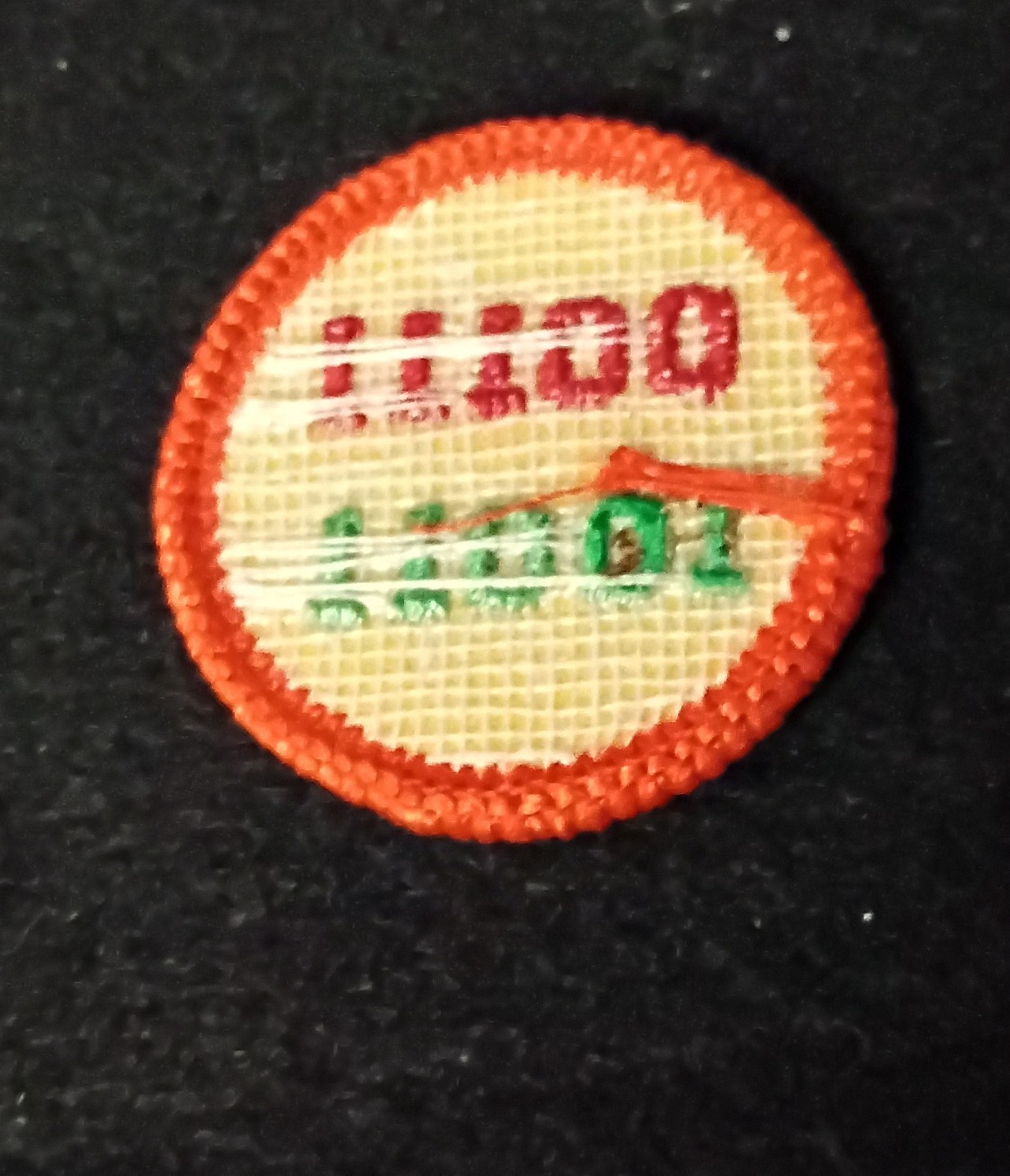 Girl Scout Junior 1980-2001 COMPUTER FUN BADGE Sew on Patch