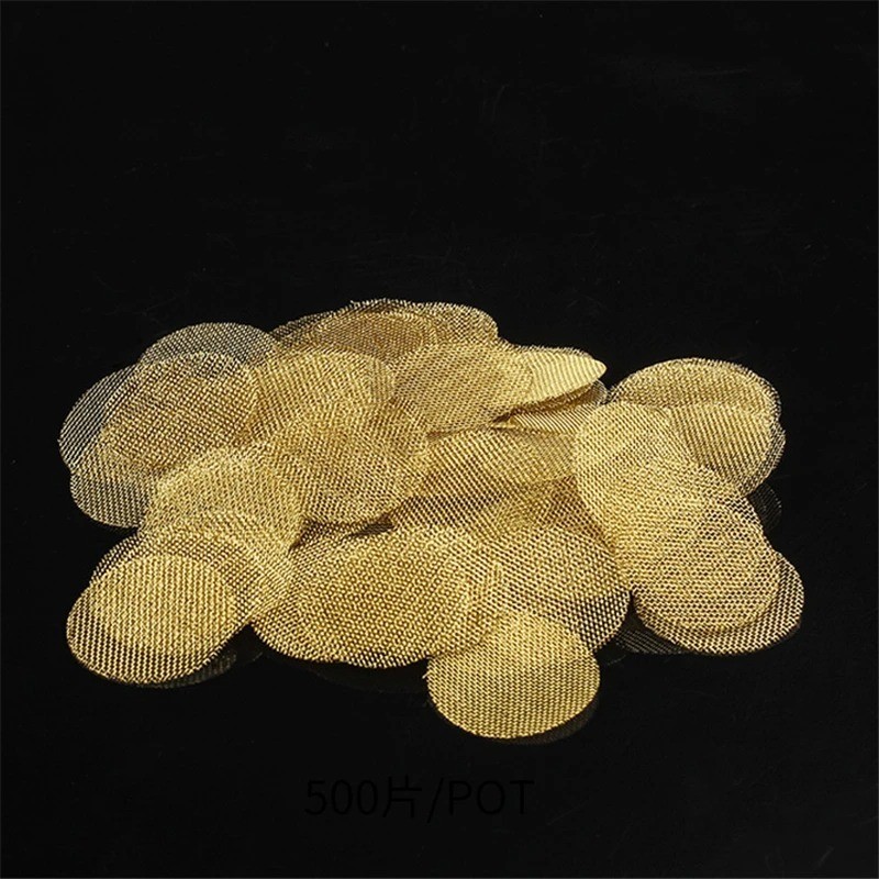100pcs Copper Pipe Screens Brass Mesh Hookah Water Pipe Filter Gauze