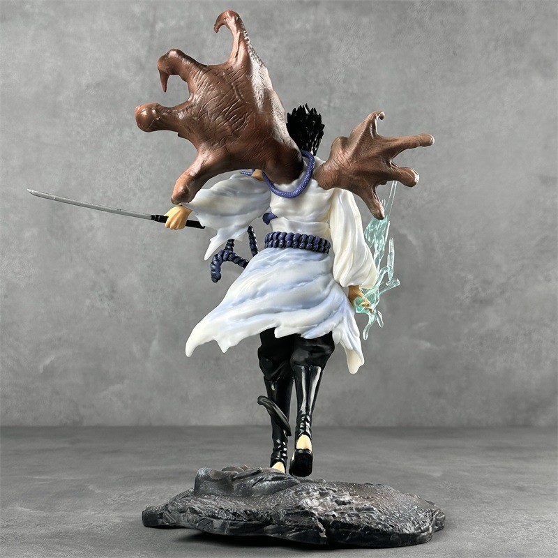 28cm NARUTO Uchiha Sasuke Statue GK Collection Figure PVC Action Figure