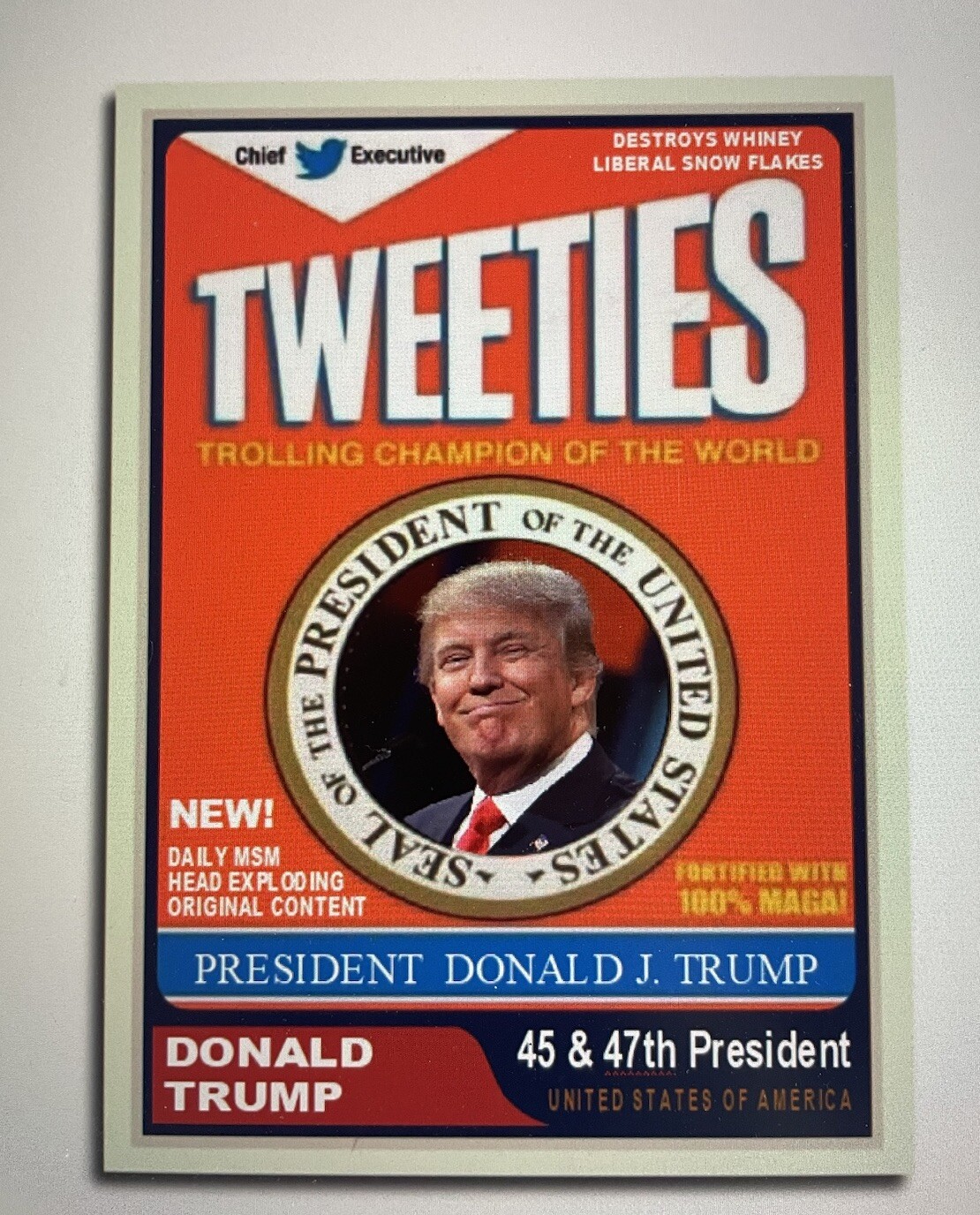 Donald Trump 2024 Custom ACEO Card Tweeties