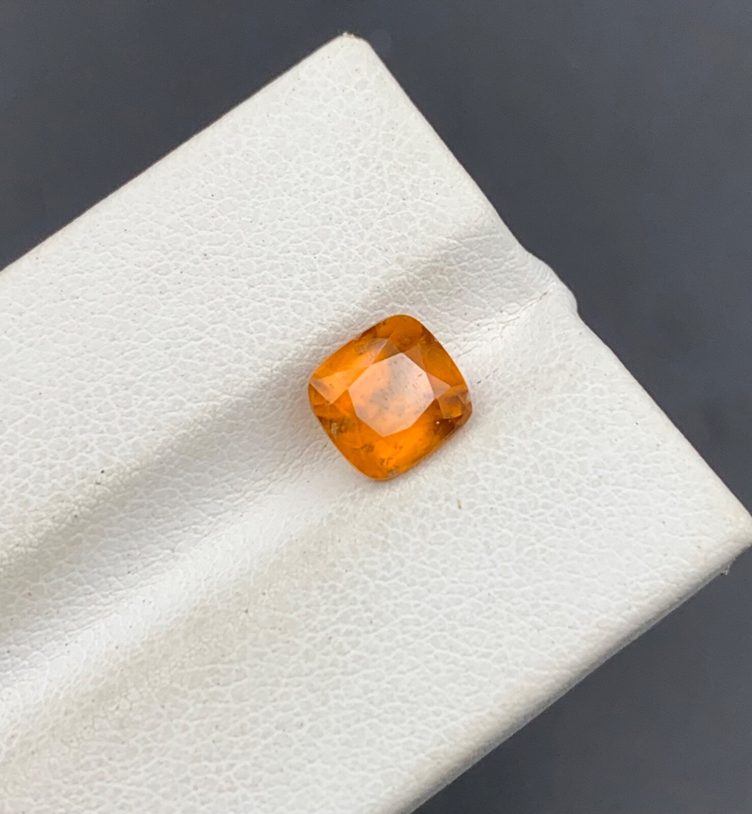 2.35 Cts Hessonite Garnet Gemstone from Pakistan.