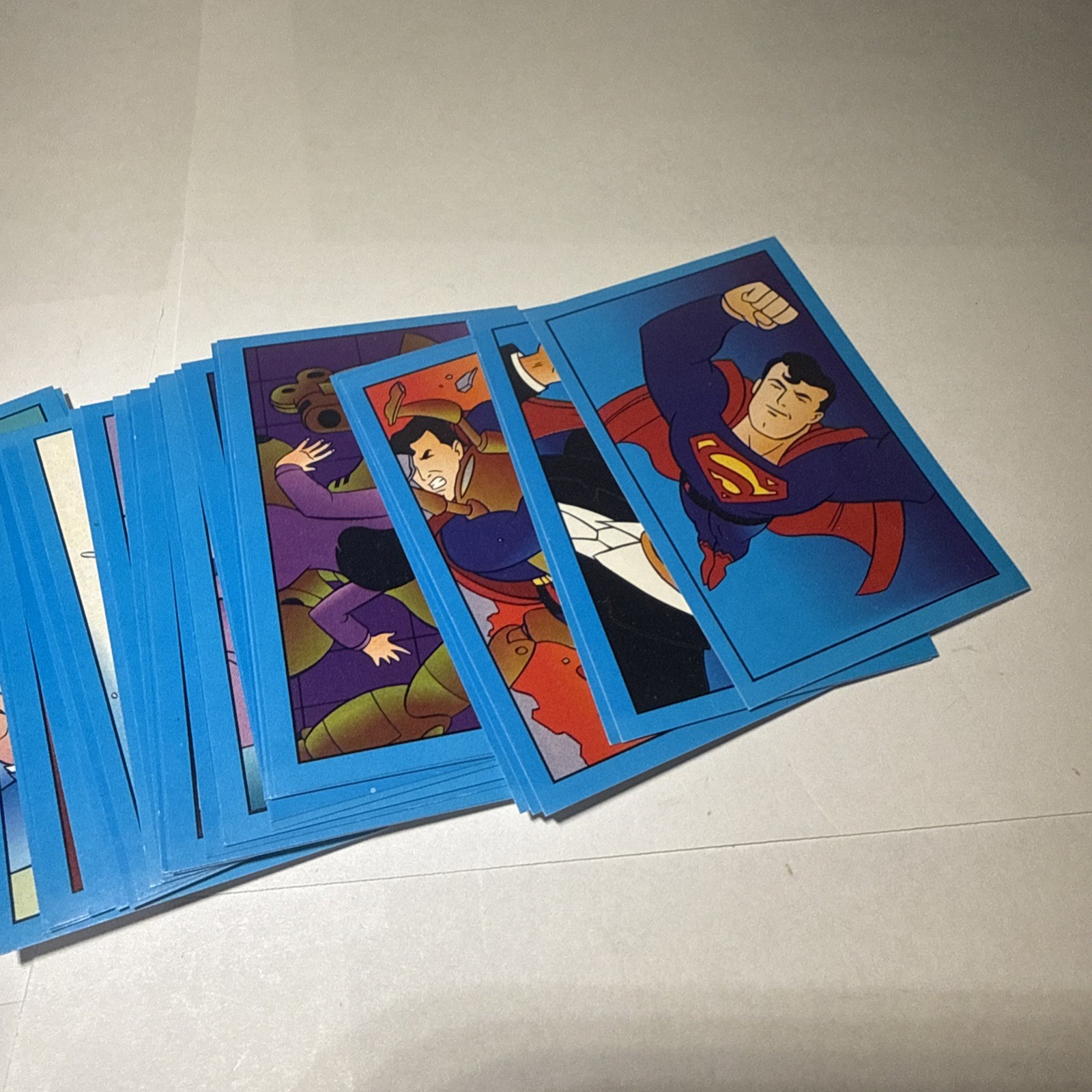 1996 Skybox Panini DC Comics Superman Mini Sticker Set 1-66 COMPLETE