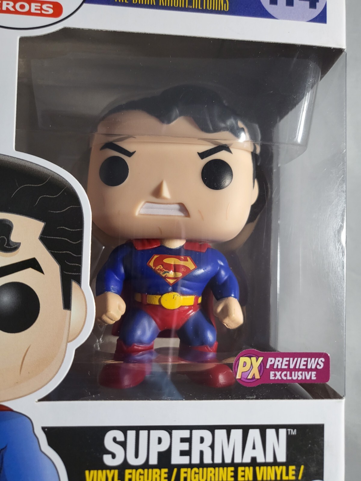 Funko Pop! Batman Dark Knight Returns Superman #114 PX Vinyl Figure See Photos