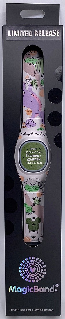 Disney Magic Band + Plus WDW Figment Epcot Flower & Garden Festival 2023 LR