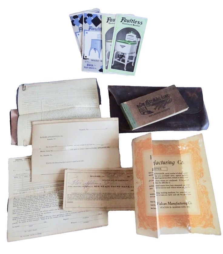 fAULTLESS WASHING MACHINE TRAVELING SALESMAN KIT ANTIQUE EARLY 1900’S neocurio 