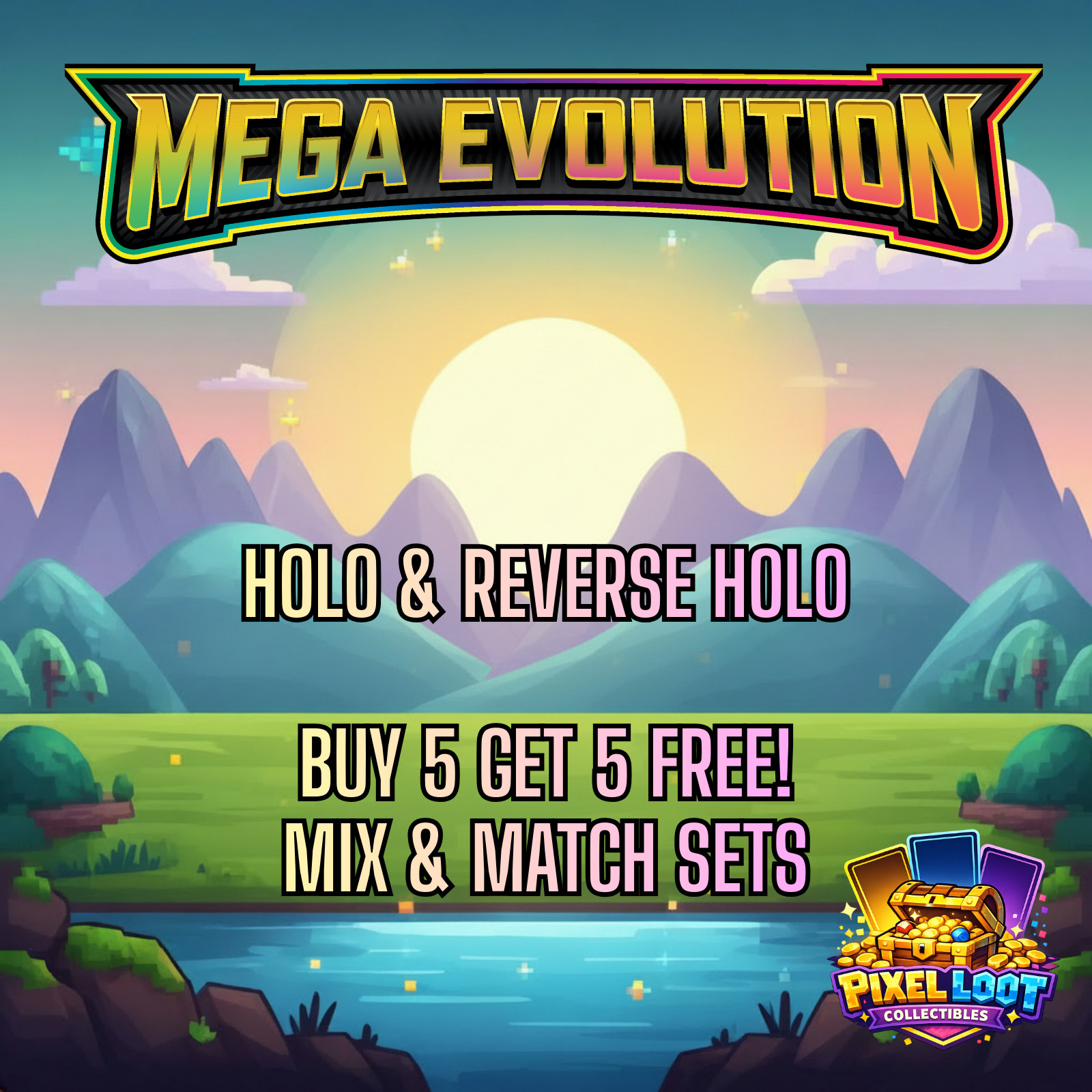 Pokémon Mega Evolution – Holo & Reverse Holo Singles – Choose Your Card!