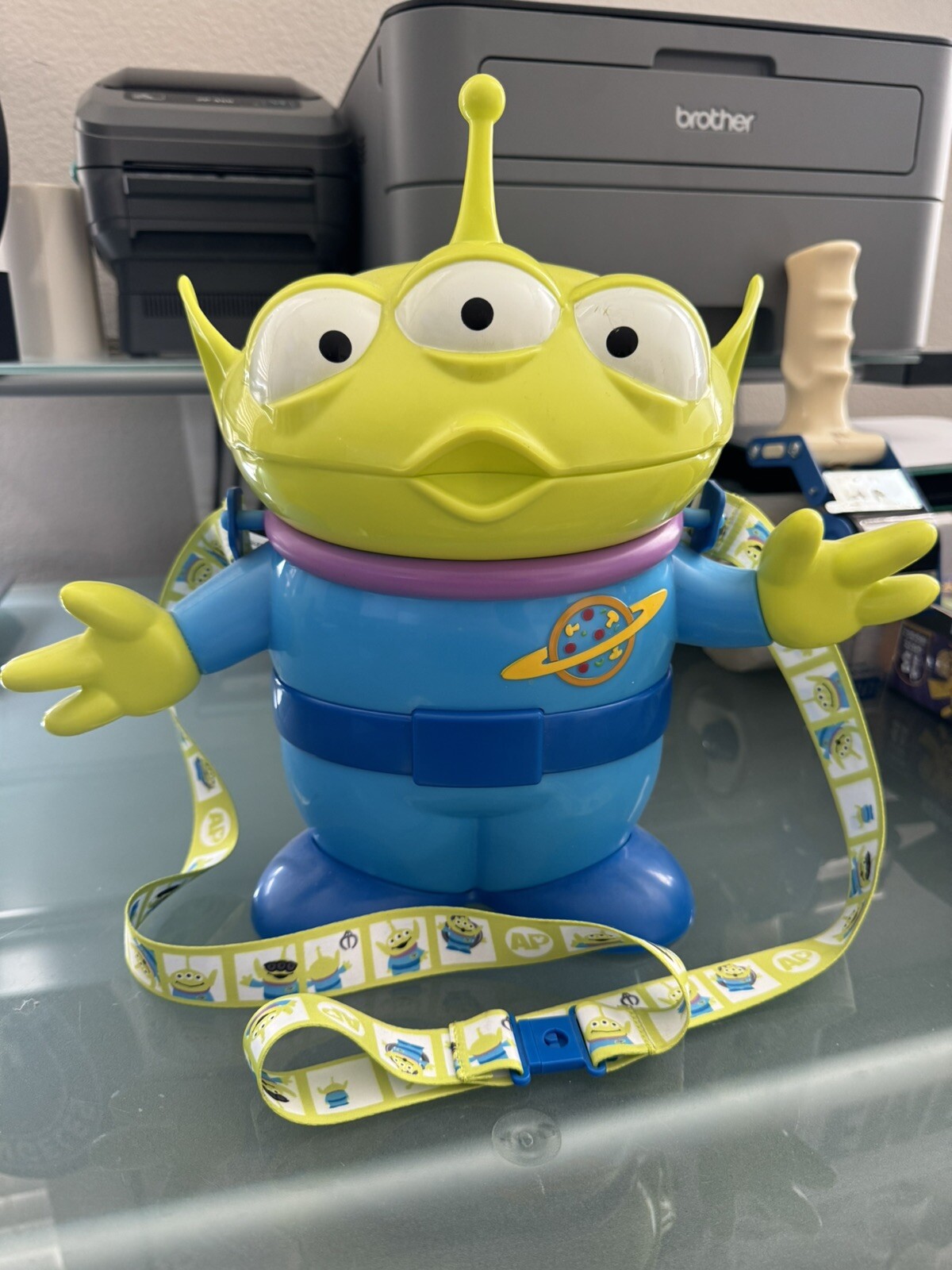 Disney Parks Rare Tokyo Disney Little Green Men Popcorn Bucket LGM