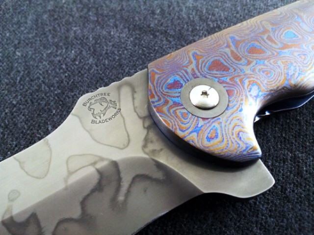 Functional Art: Burchtree Bladeworks Persian Custom Knife in ZirCuTi and Hamon