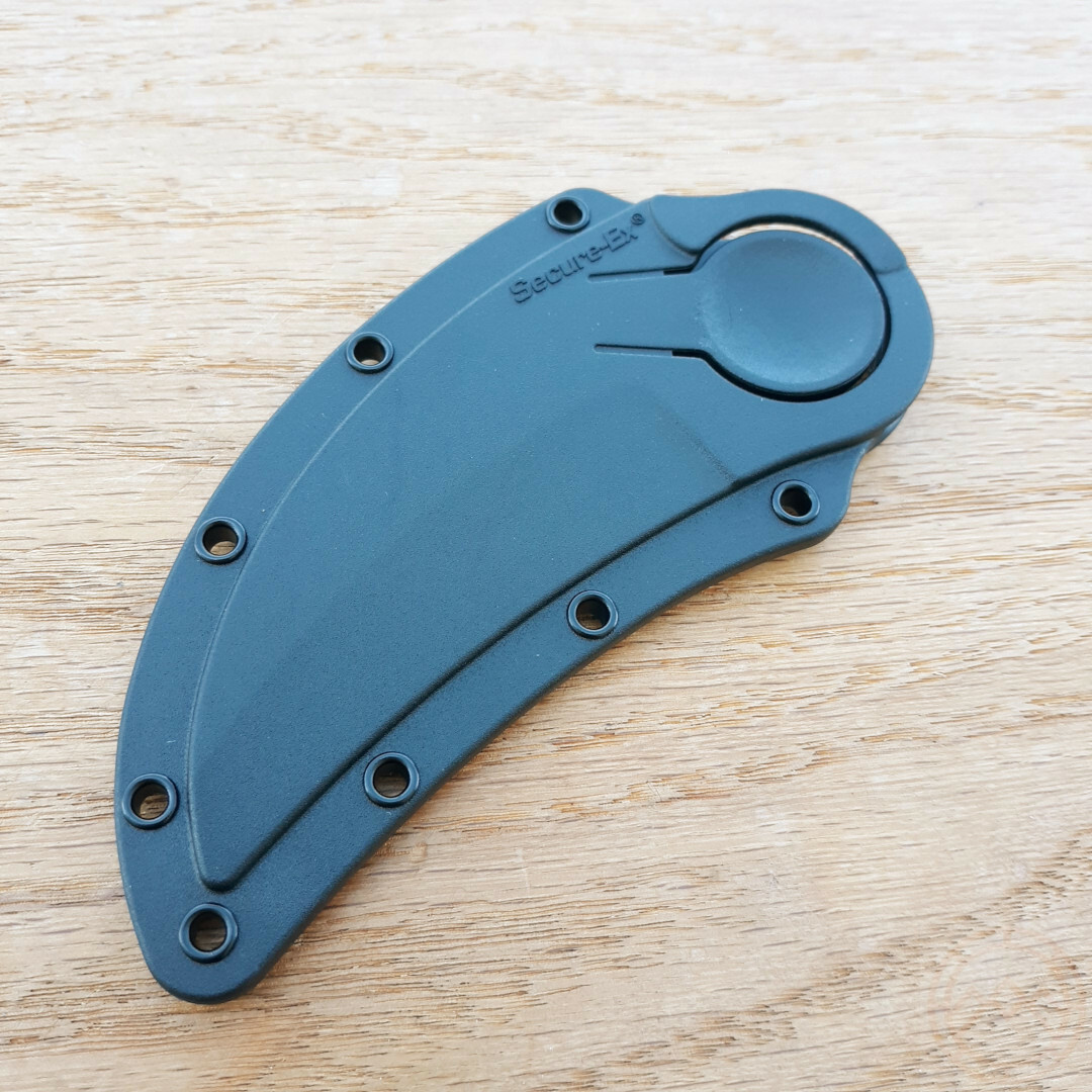 Cold Steel Double Agent I Fixed Knife 3″ Satin AUS-8 Steel Blade Griv-Ex Handle