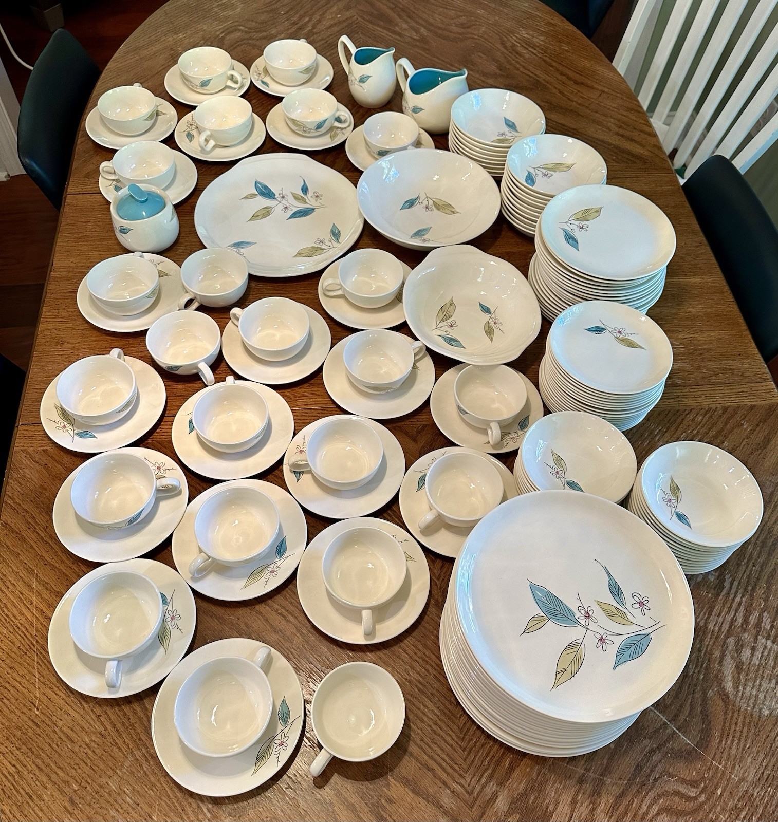 Vintage MCM Salem Biscayne Set – 147 Pieces – Will sell individual Pieces