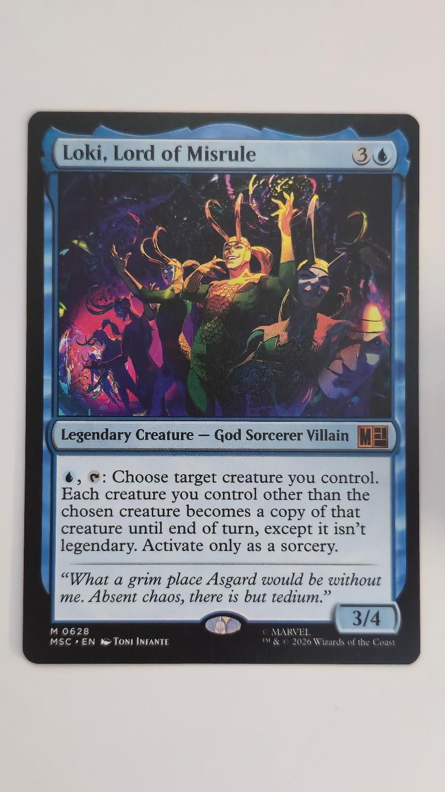 Loki, Lord of Misrule 628 Commander: Marvel Super Heroes Magic: The Gathering