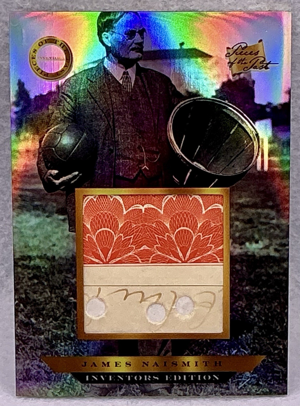2025 Pieces Of The Past Inventors James Naismith Handwritten Document Relic Rare