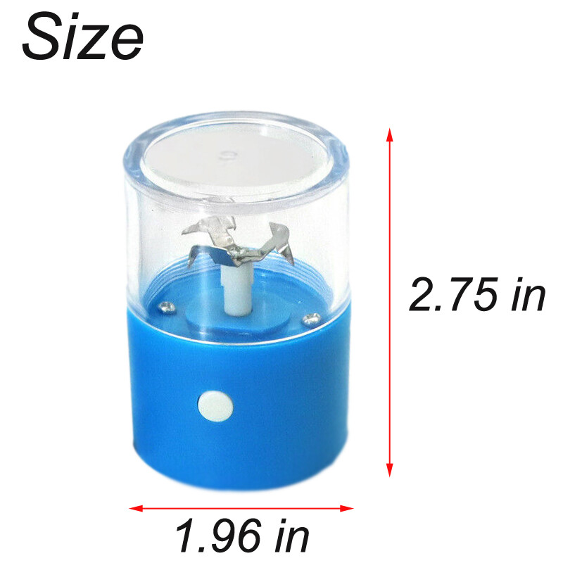Electric Auto Grinder For Herb & Garlic Grinding Rchargeable in USB Blue Gift