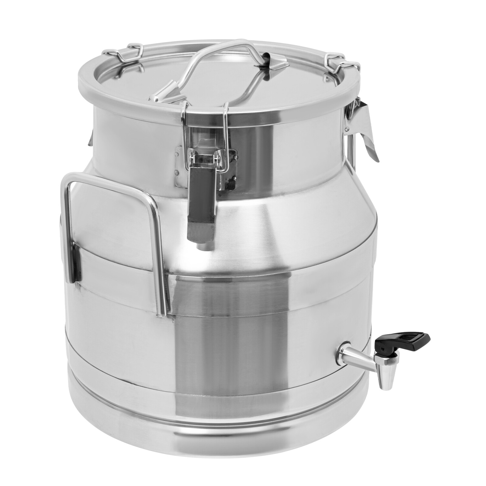 20L/5.28 Gallon Stainless Steel Milk Jug With A Faucet Sealed Bucket Milk Can