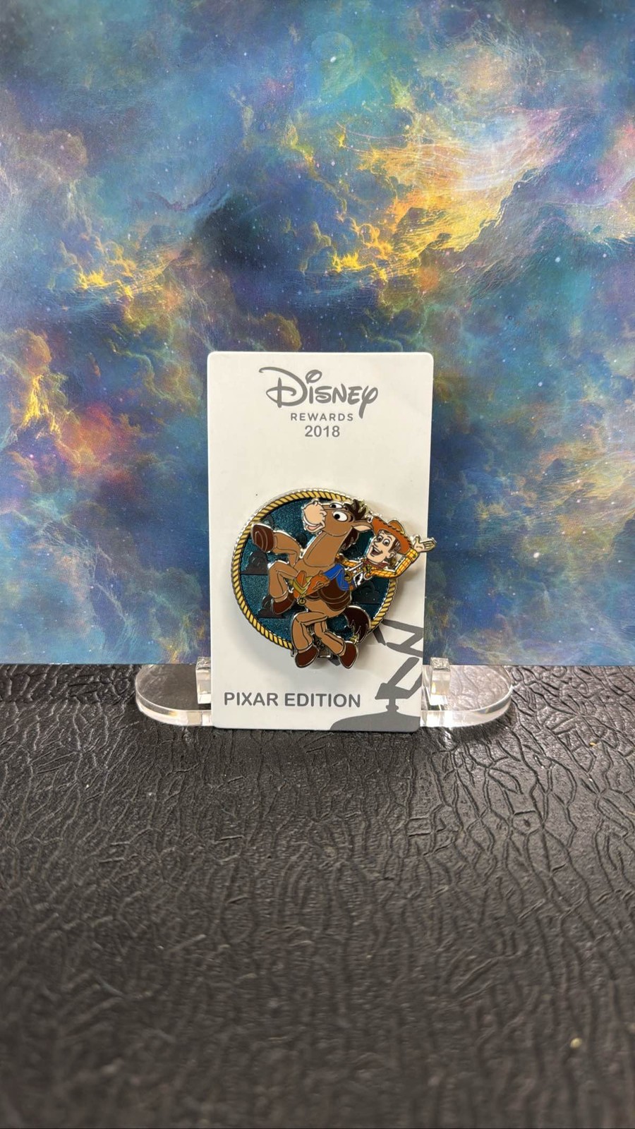 Disney Parks 2018 Toy Story Woody Bullseye Pixar Pin