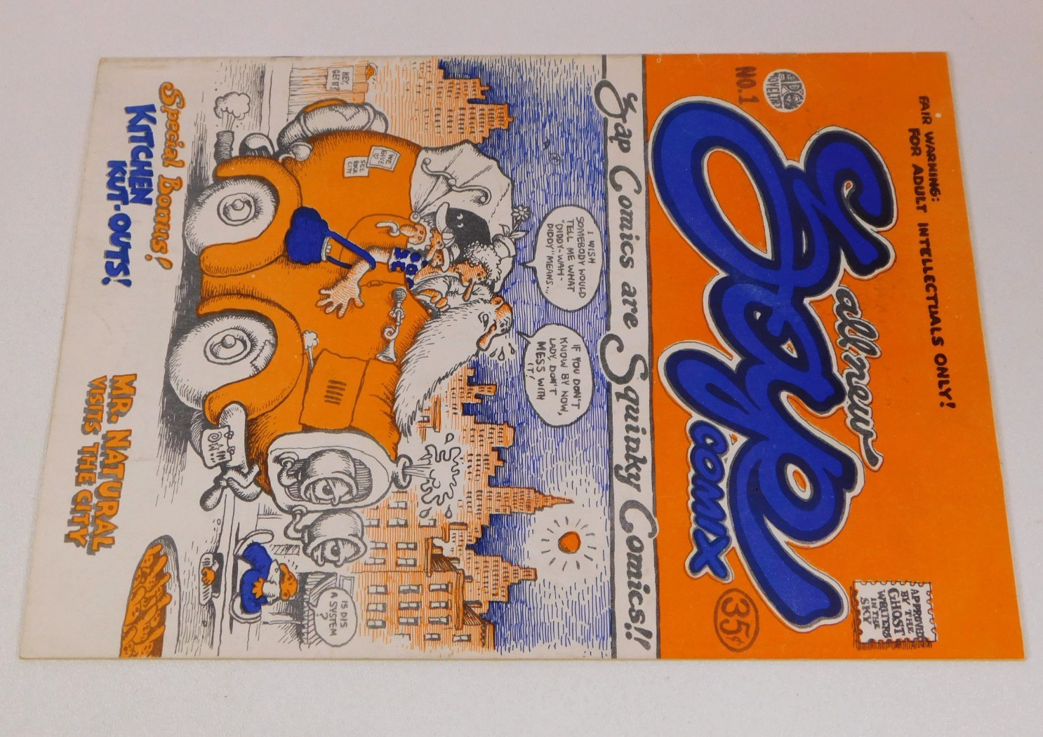 ZAP COMIX #1 – R Crumb – 2ND Print Underground Comic