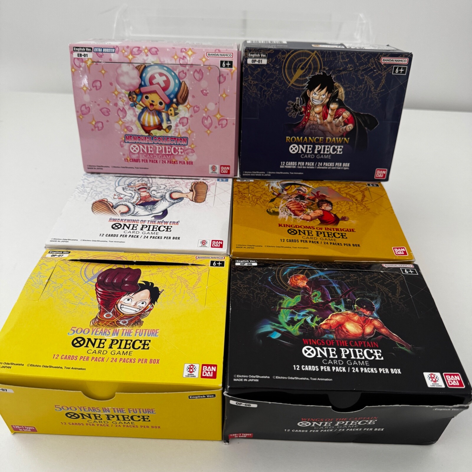 APPROX 500 One Piece cards. MIXED SETS RANDOM. Deck booster Bulk Job Lot FOILS