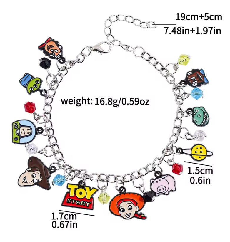 TOY STORY MULTIPLE COMBINATION CHARM BRACELET