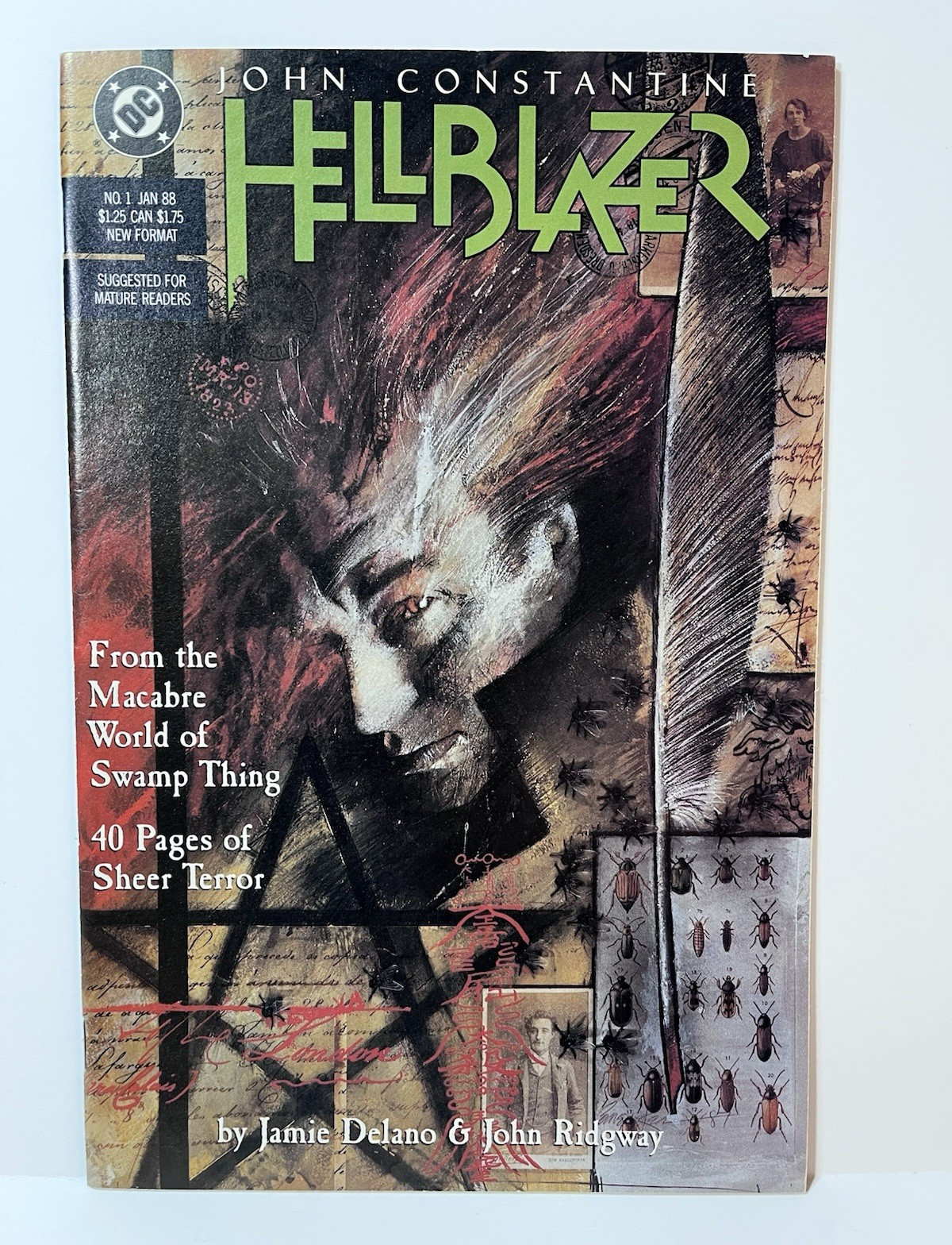 DC John Constantine: Hellblazer Comic Book (1988) Delano & Ridgway New Format