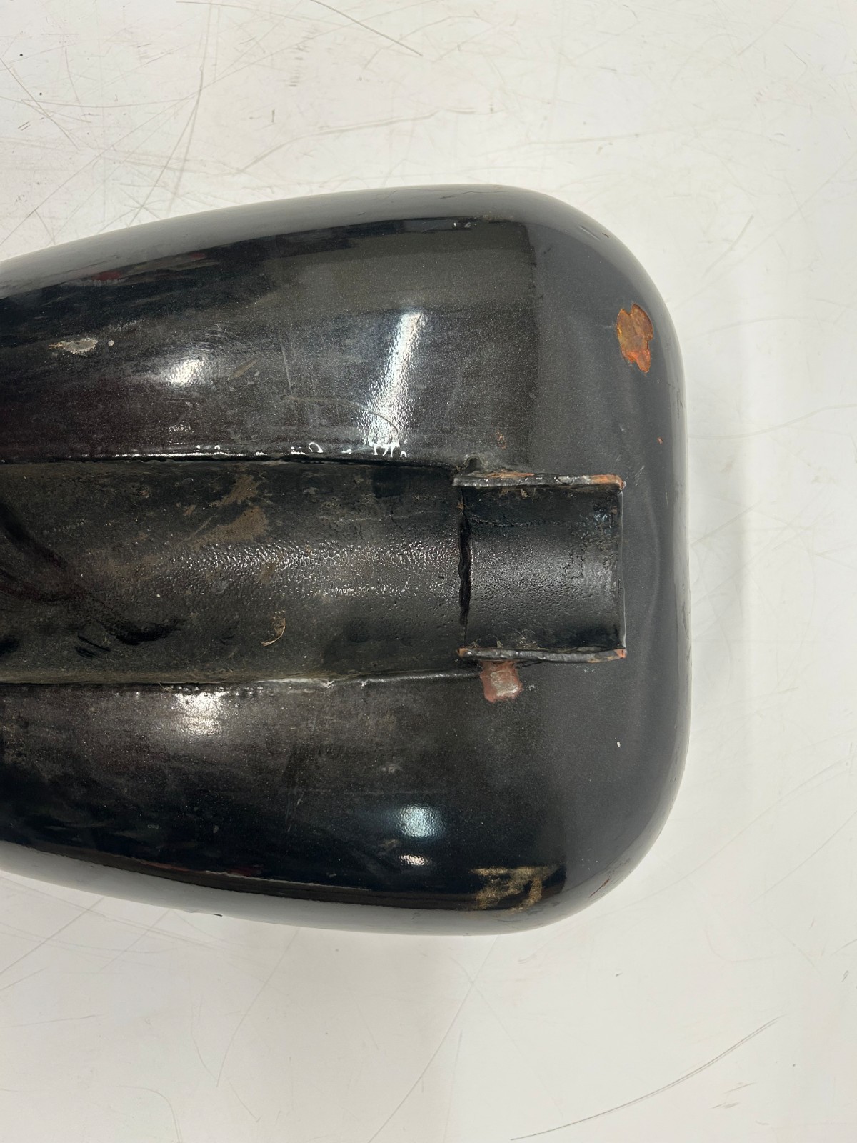 Vtg Maybe Harley Davidson After Market Custom Painted Motorcycle Fuel Tank As Is