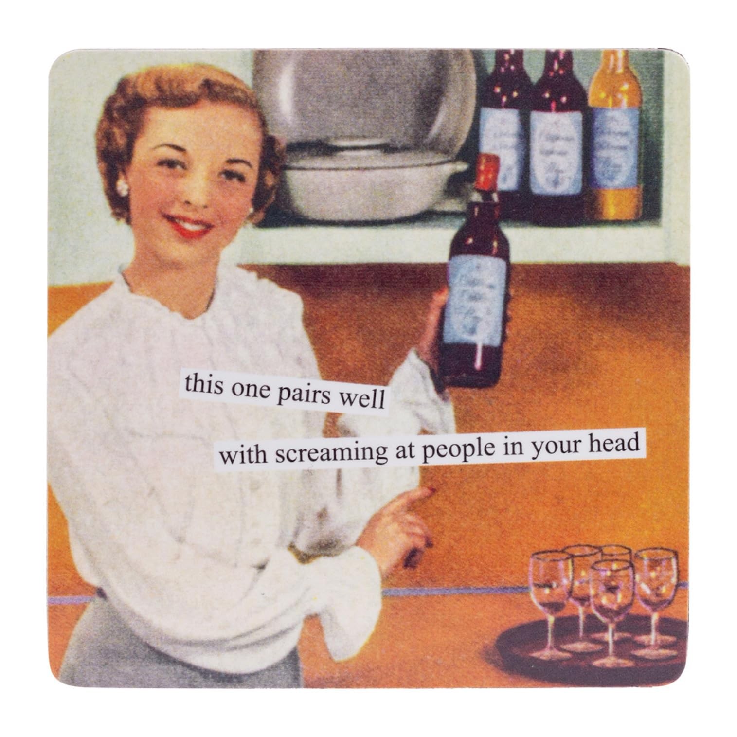 Anne Taintor Magnet – Pairs Well