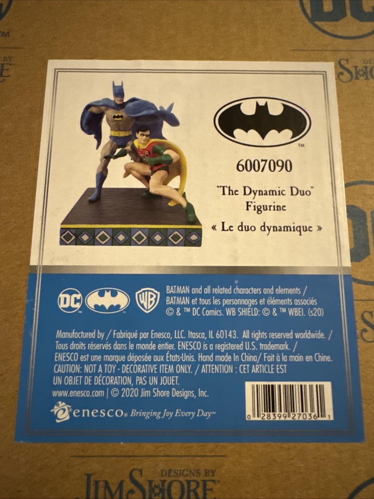 DC Comics by JIm Shore, The DYNAMIC DUO (6007090) Batman & Robin
