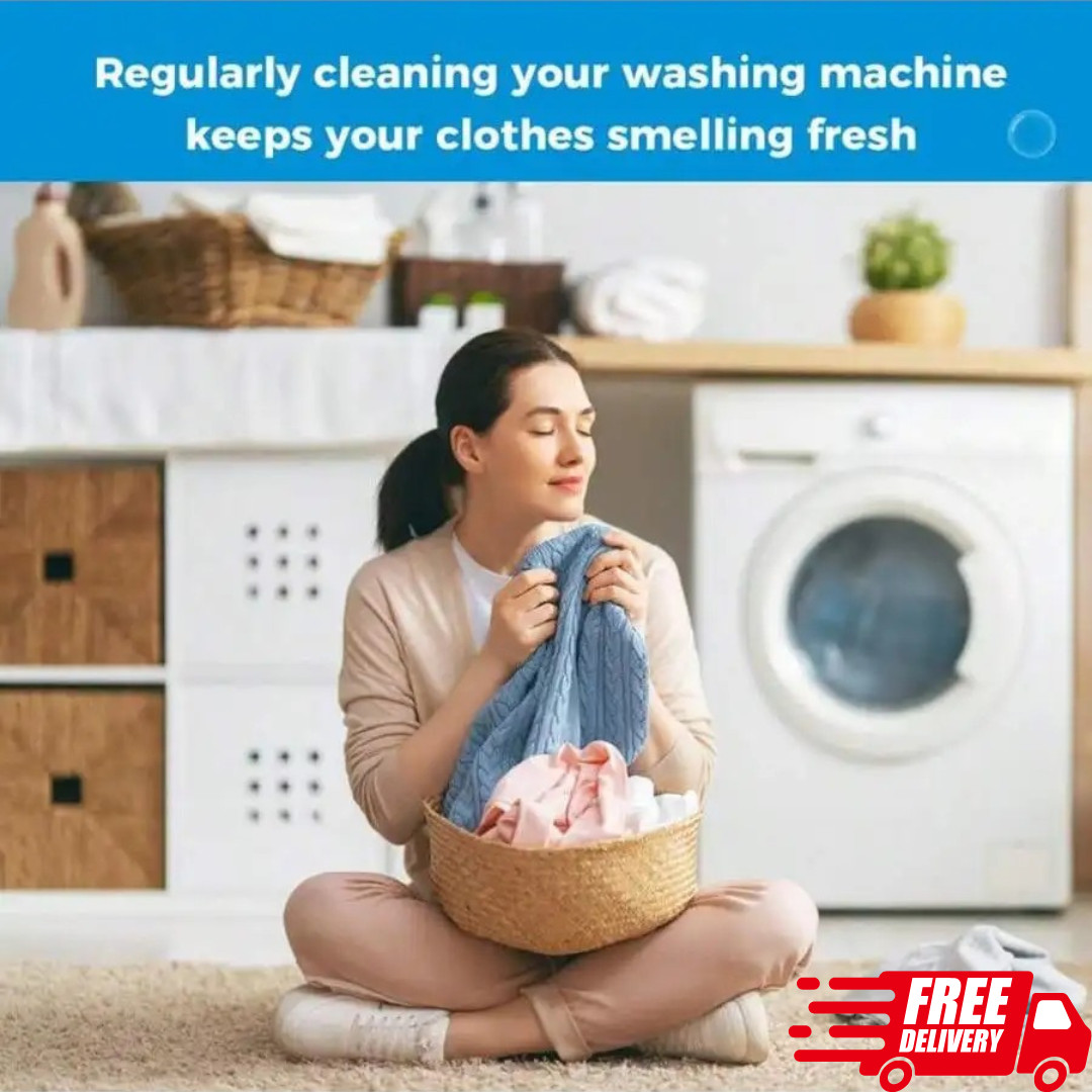 Washing Machine Cleaner Tablets 24 Pack Enzyme Deep Clean Front Load Washer