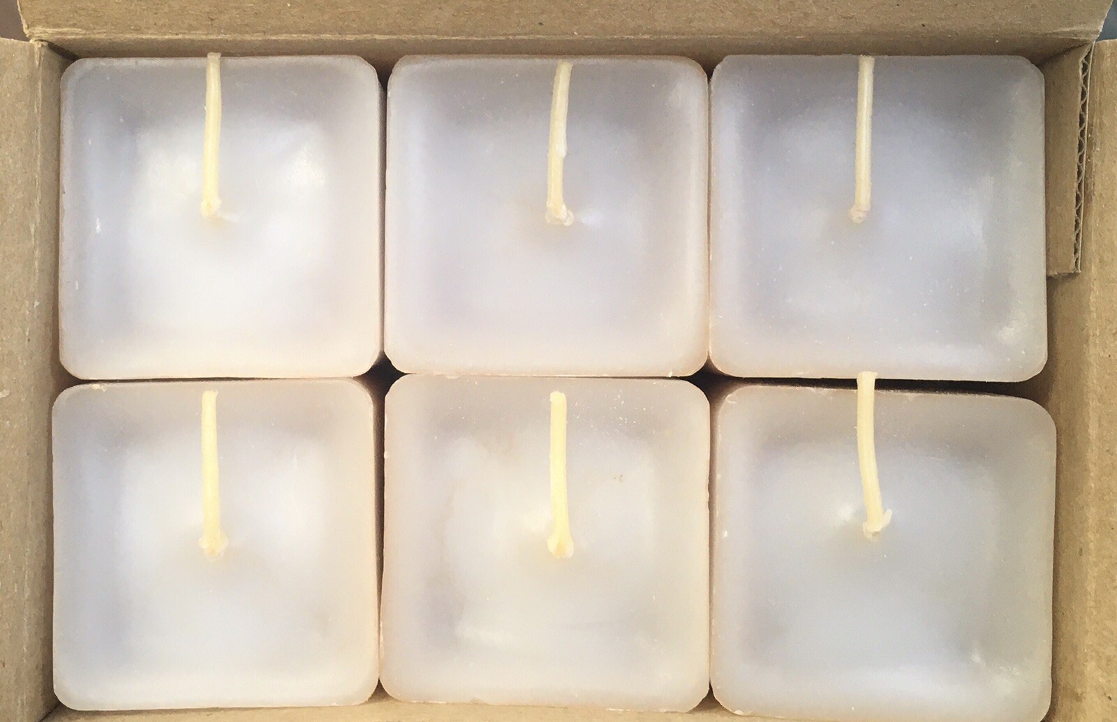 PartyLite HYDRANGEA Scent Plus Square Votive Candles K02061 Floral Retired Rare