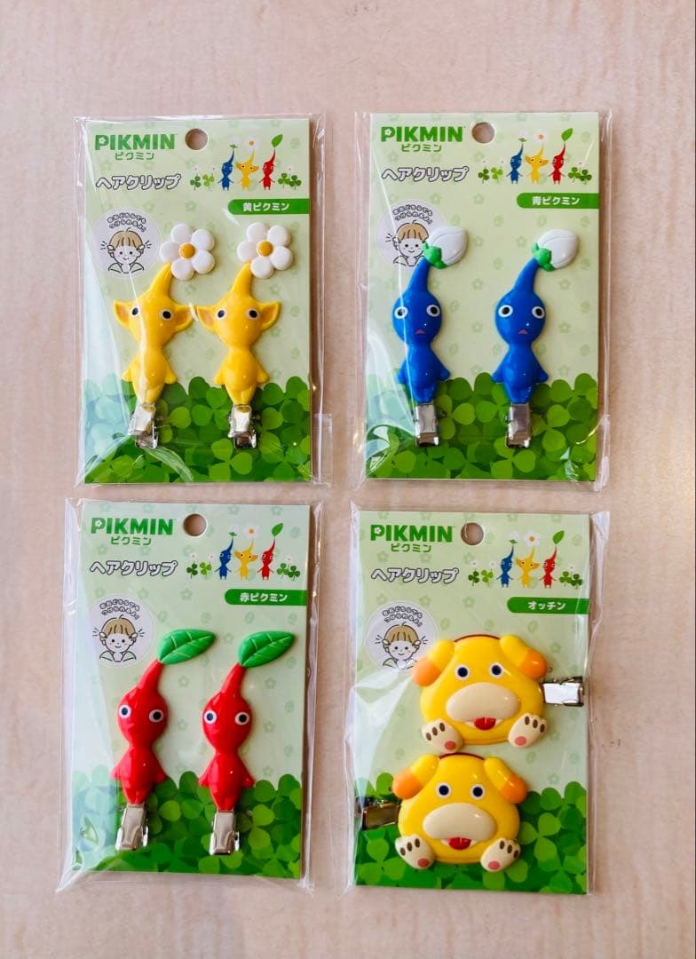 Adult Collectible Use +13 Pikmin Hair Clip 4 Set Pikmin Hair Accessories