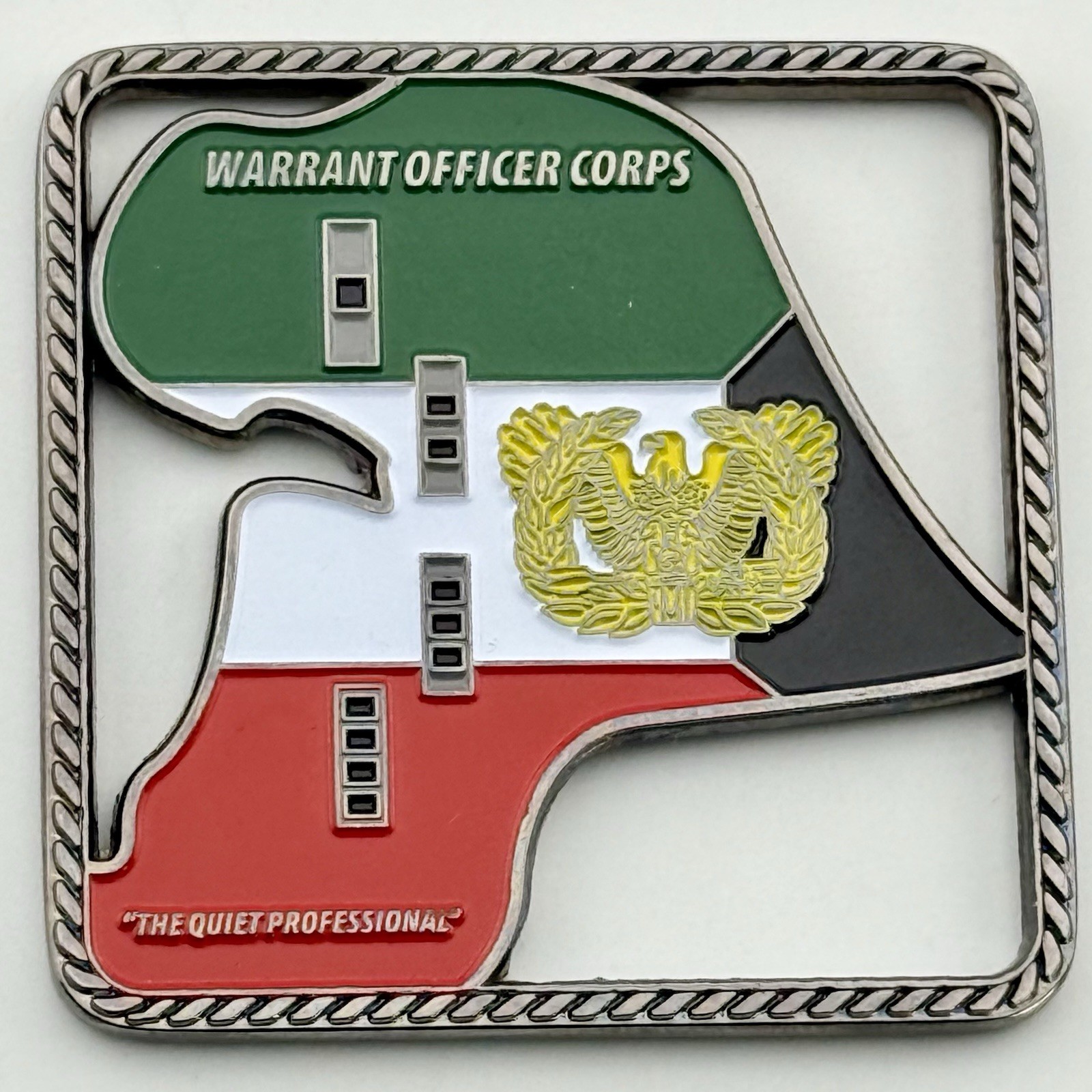 Warrant Officer Corps Challenge Coin Kuwait OIR CFLCC Patton’s Own