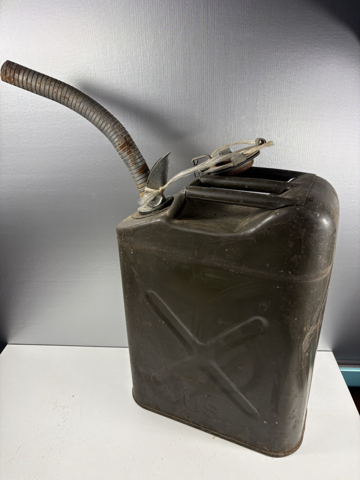 Vintage War Jerry Can Steel