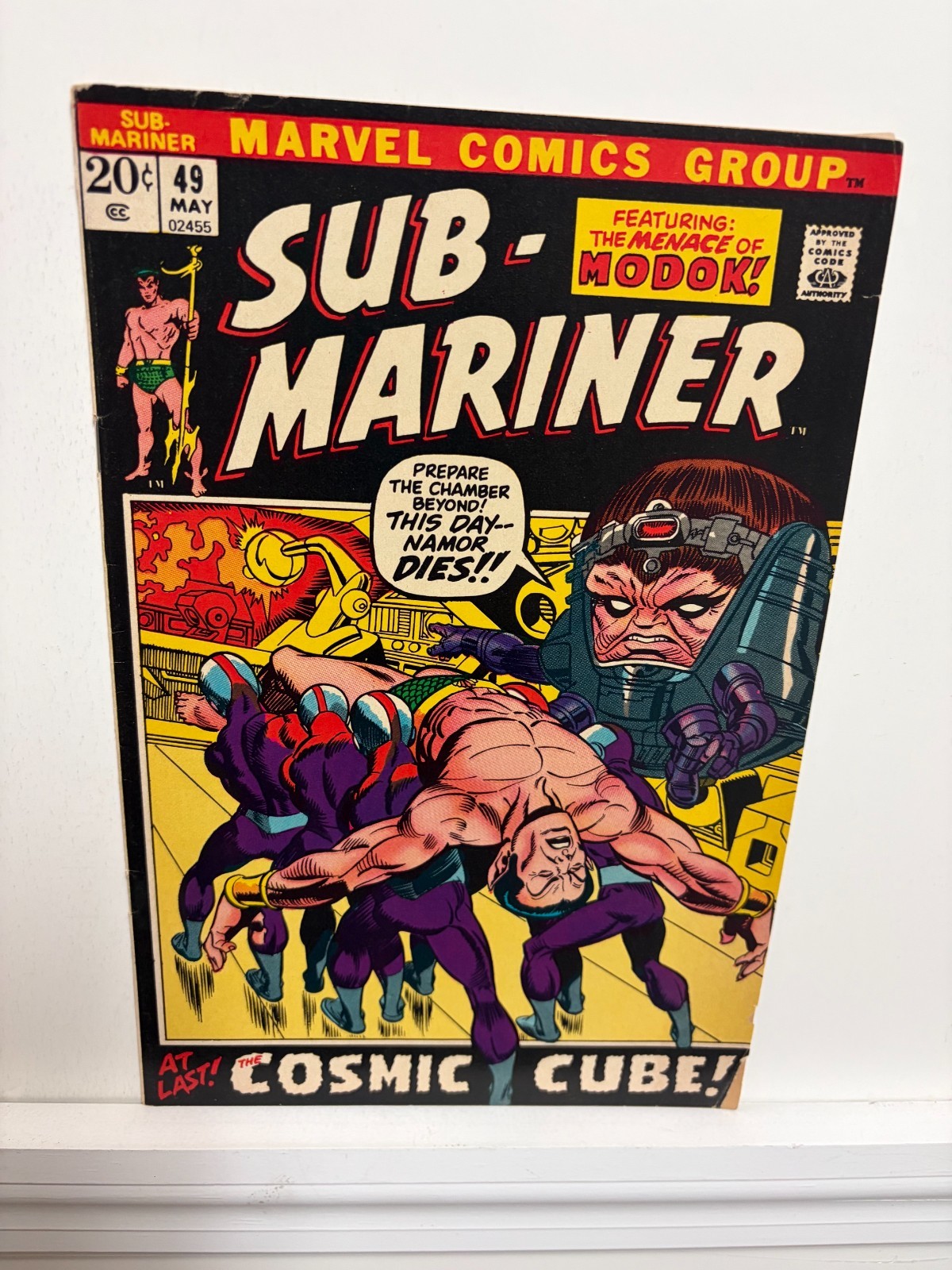 Sub-Mariner # 49 VERY GOOD FINE May 1972 Gil Kane, Frank Giacoia cover