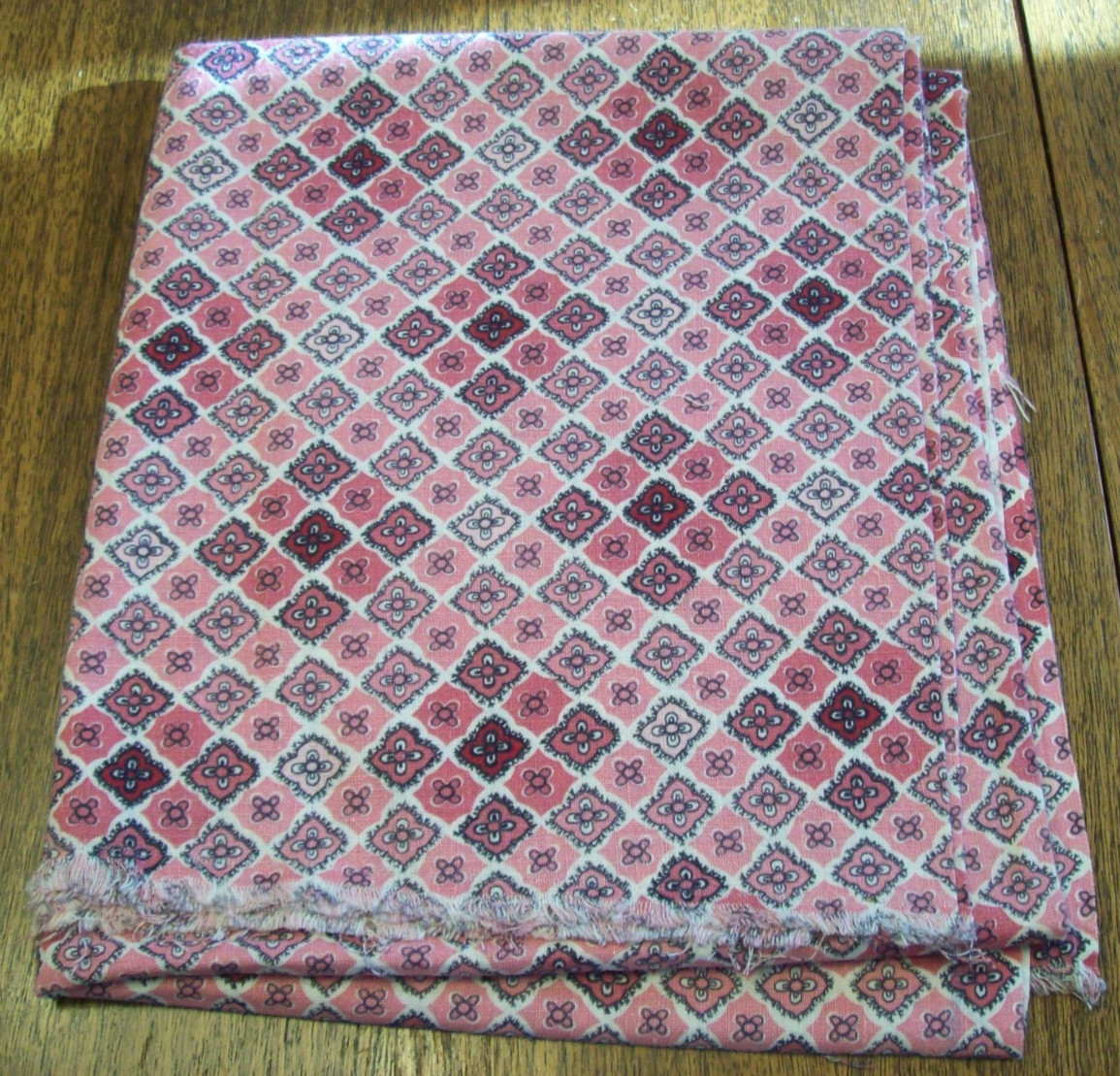 Vtg Feed sack Bag Fabric Lot of 4 -1930’s-1950’s
