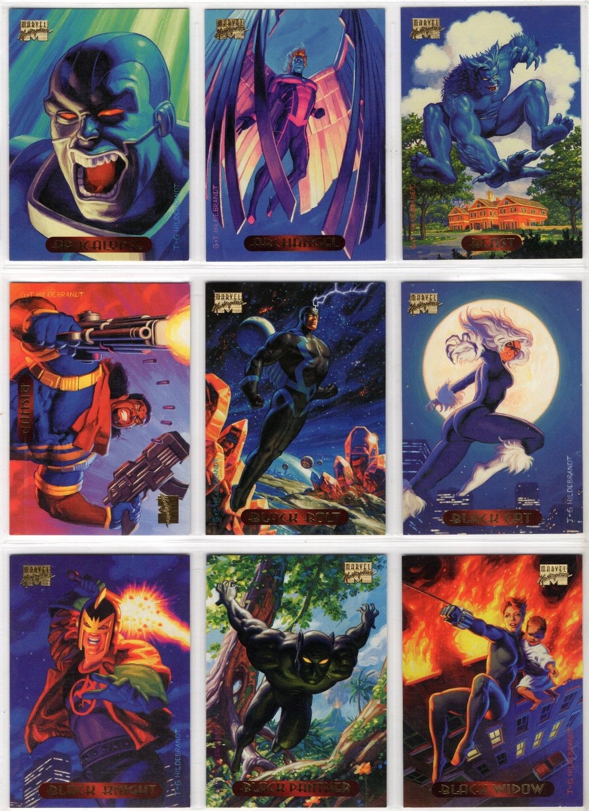 1994 MARVEL MASTERPIECE SERIES 3 COMPLETE 140 CARD SET NM UNIVERSE X-MEN