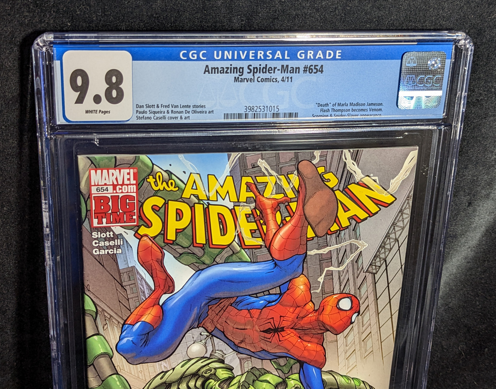 Amazing Spider-Man # 654 CGC 9.8 1st Flash Thompson as Venom III-