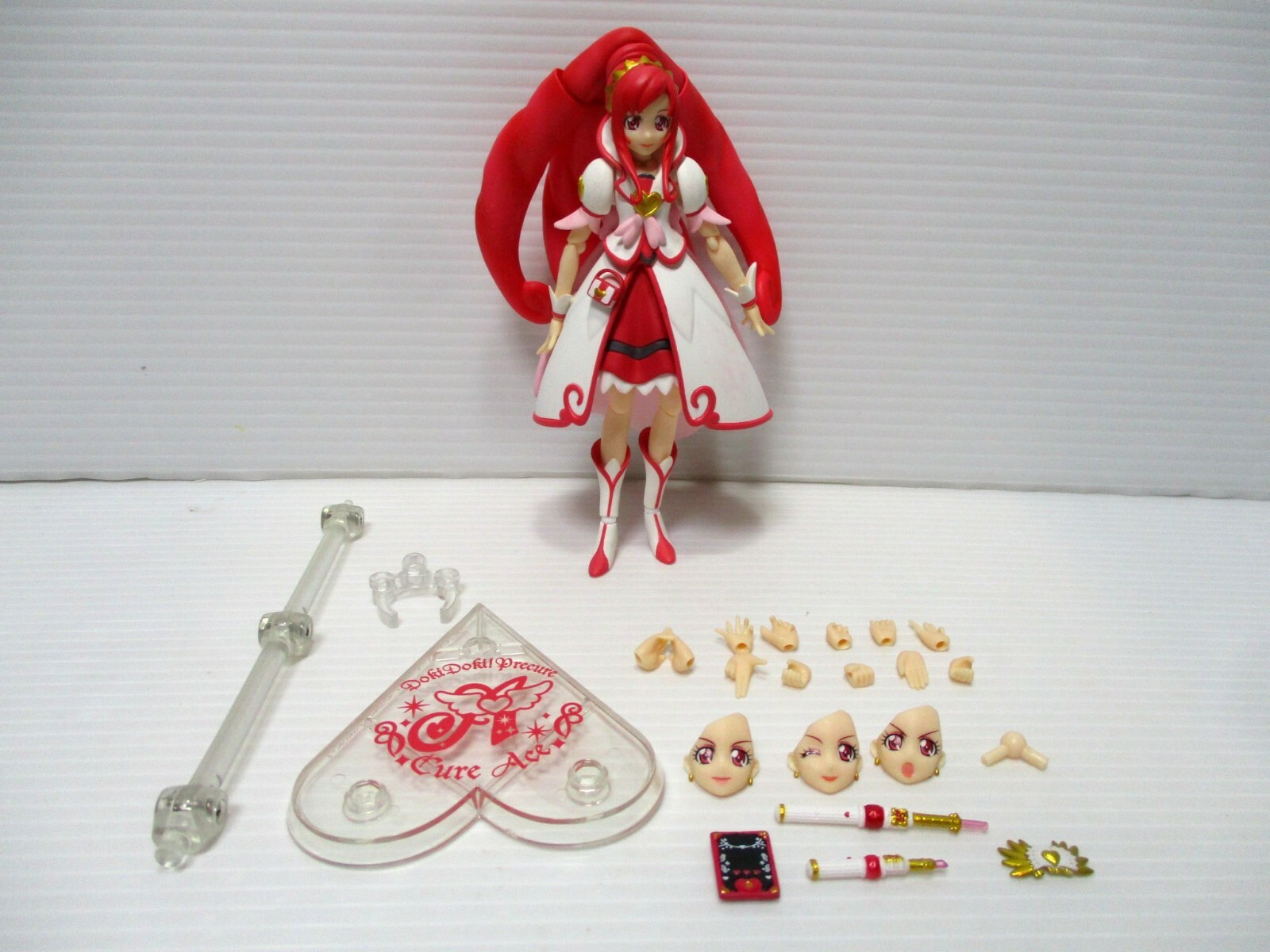 S.H.Figuarts Cure Ace Doki doki PreCure Glitter Force Figure Combine Save Used