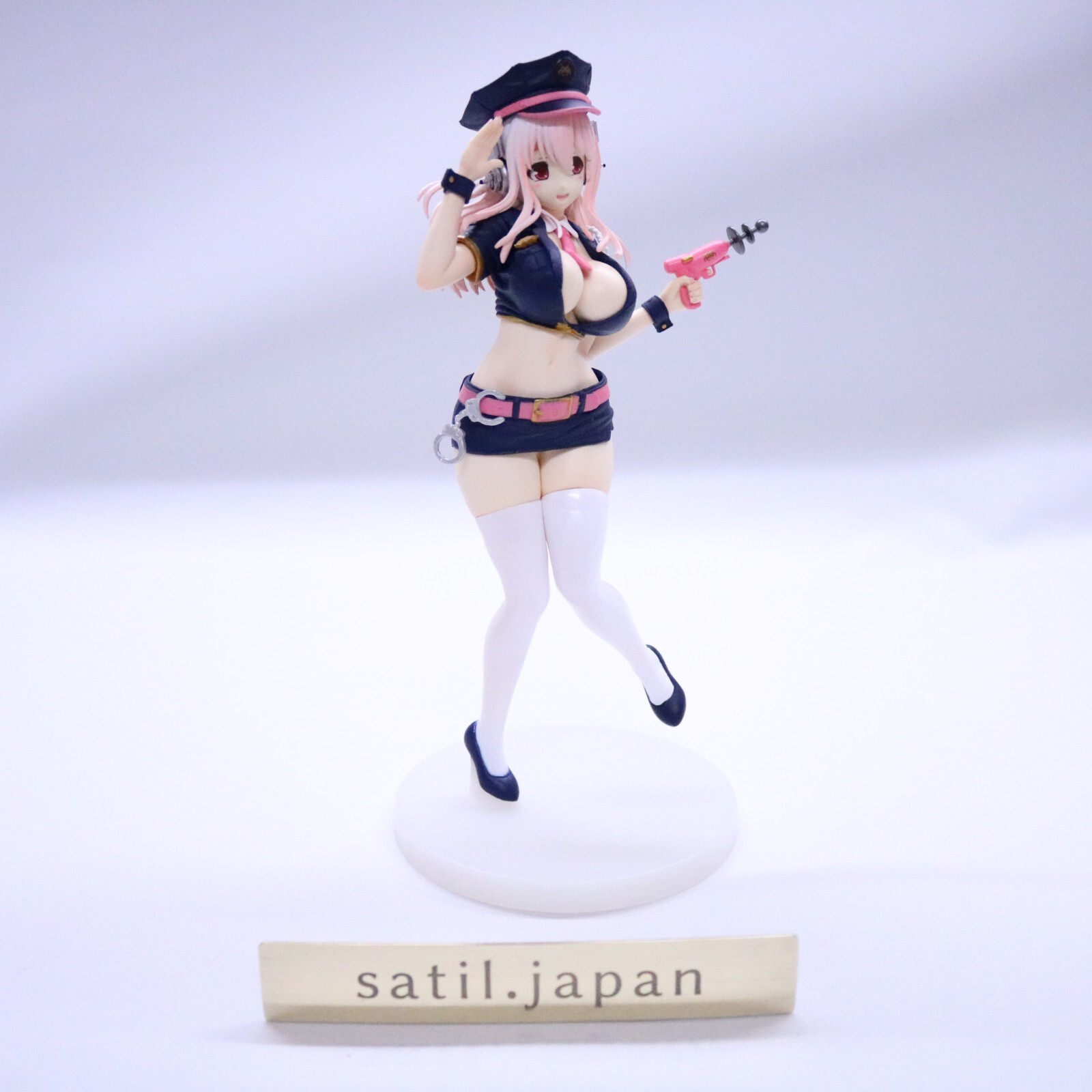 TAITO NITRO SUPER SONIC Nitro+ Super Sonico Space Police Ver. Figure Black