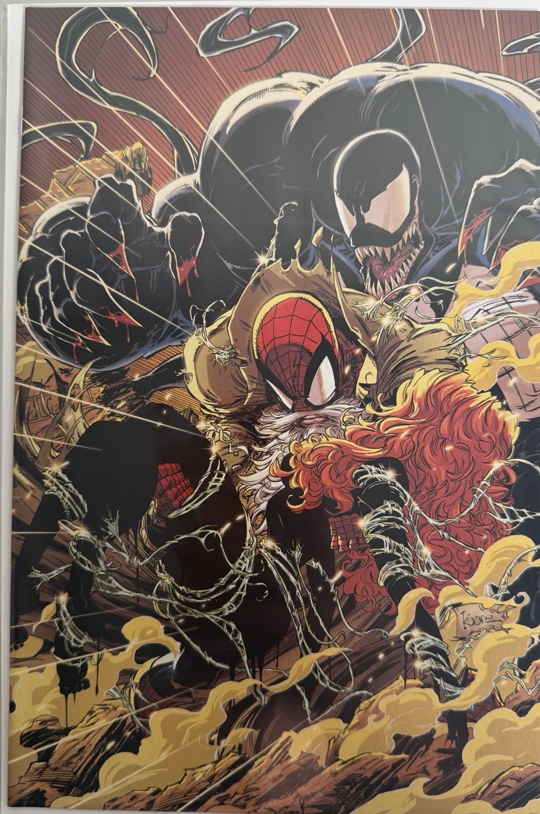 Spider-Man: Reign 2 #4 Kaare Andrews 1:100 Virgin Variant Venom Marvel Comics